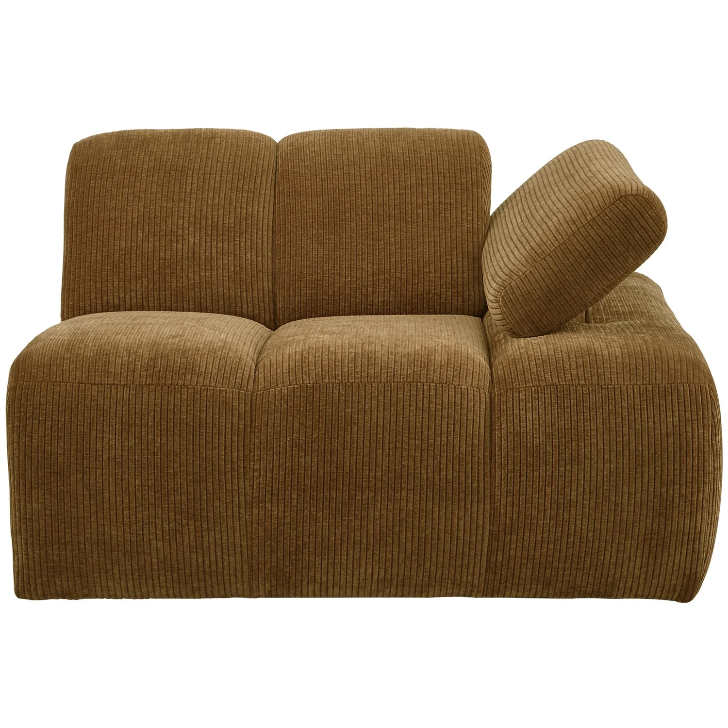 Sofa modułowa MOJO - element prawostronny ciemny miodowy sztruks - Image 5