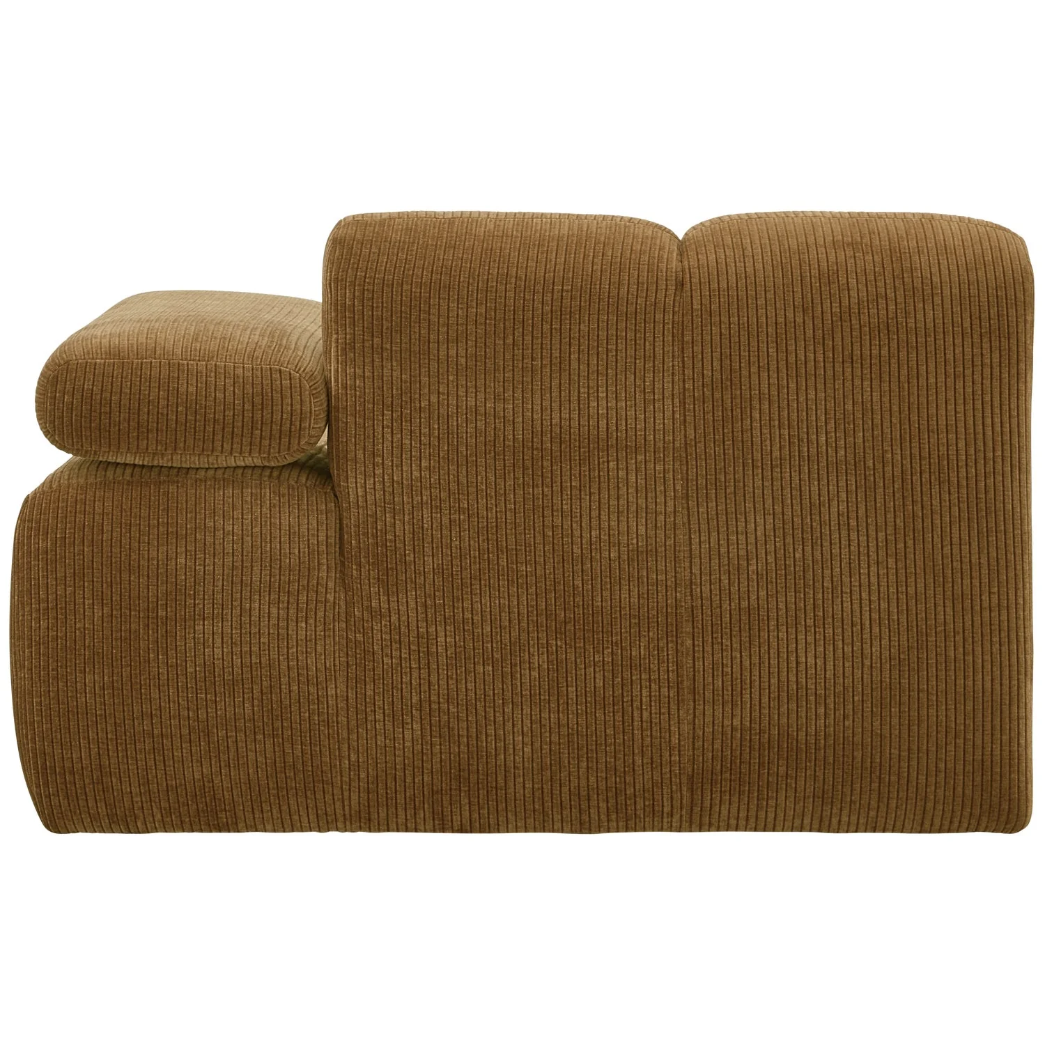 Sofa modułowa MOJO - element prawostronny ciemny miodowy sztruks - Image 7