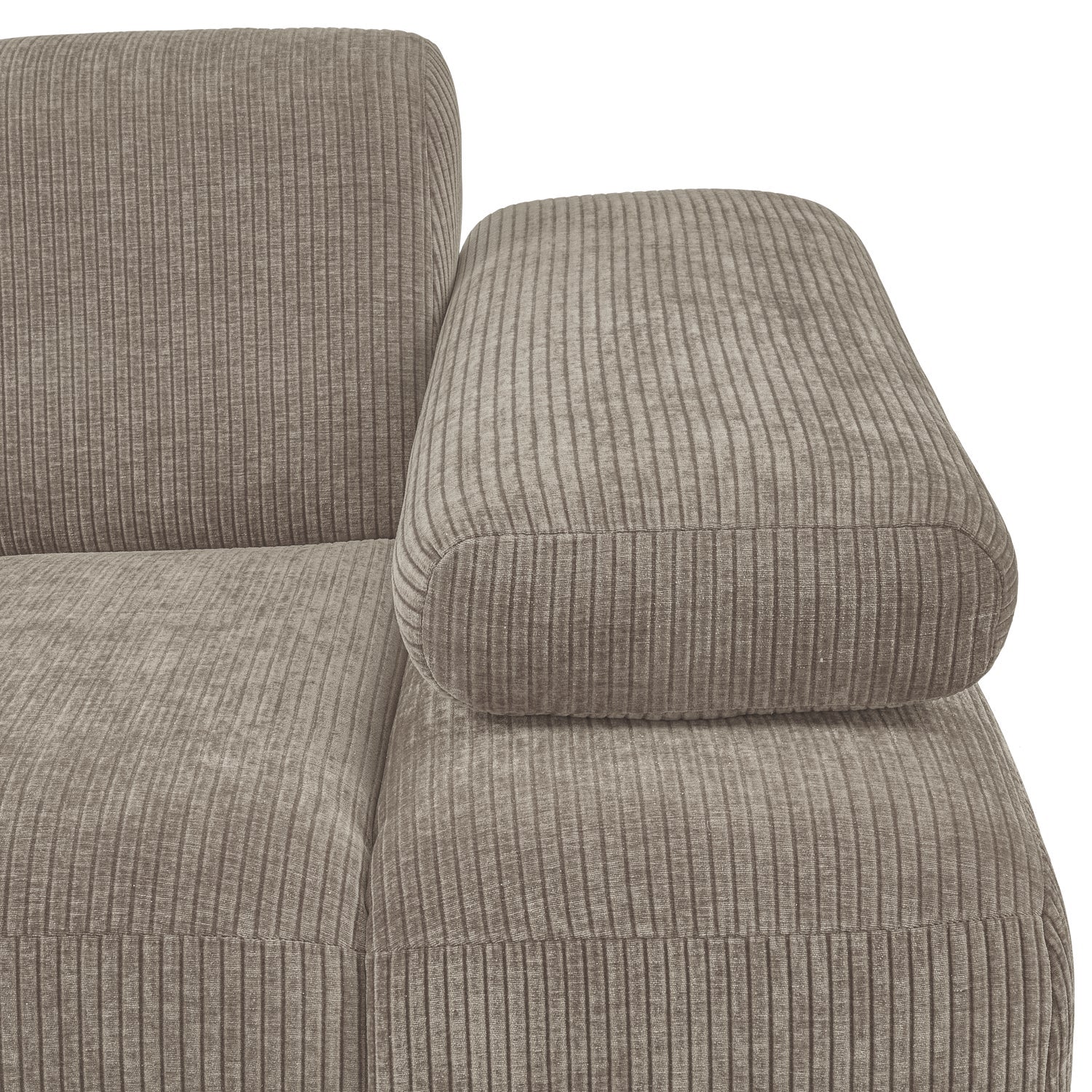 Sofa modułowa MOJO - element prawostronny ciemny piaskowy sztruks - Image 2