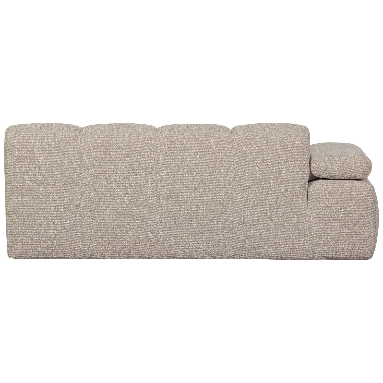 Sofa modułowa MOJO - element 2-osobowy lewostronny beżowy melanż bouclé - Image 8