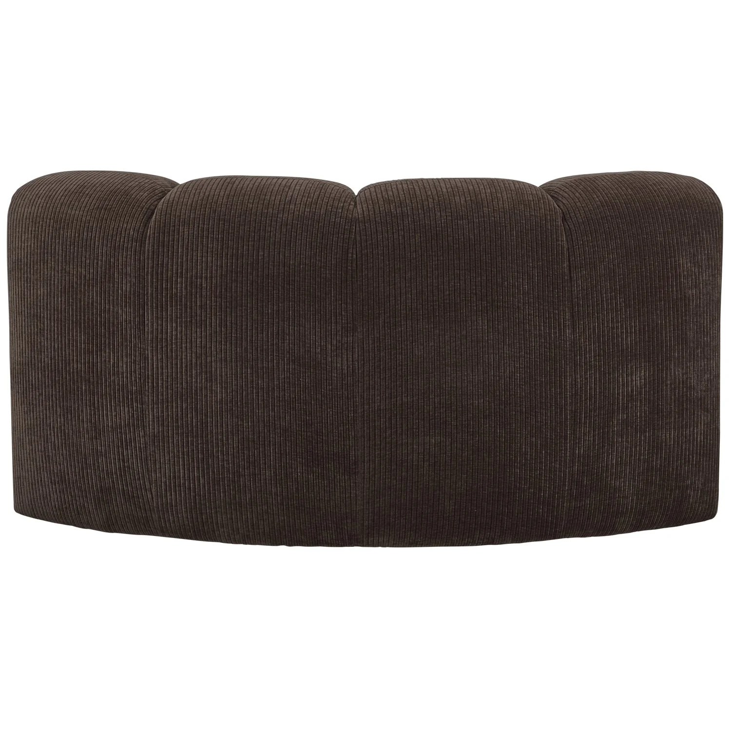 Sofa modułowa MOJO - element narożny ciemnobrązowy sztruks - Image 7