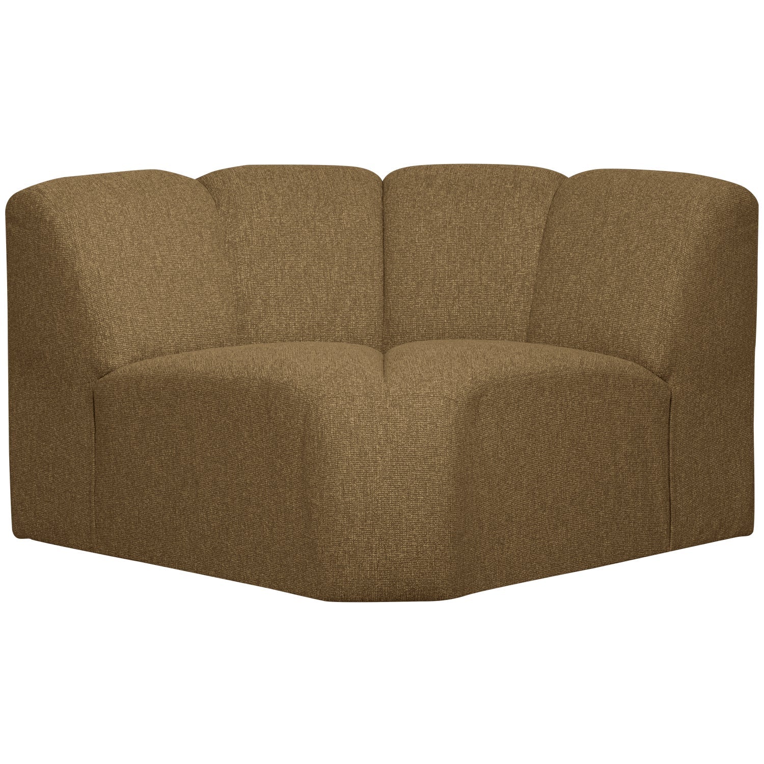 Sofa modułowa MOJO - element narożny ciemny miodowy bouclé - Image 4