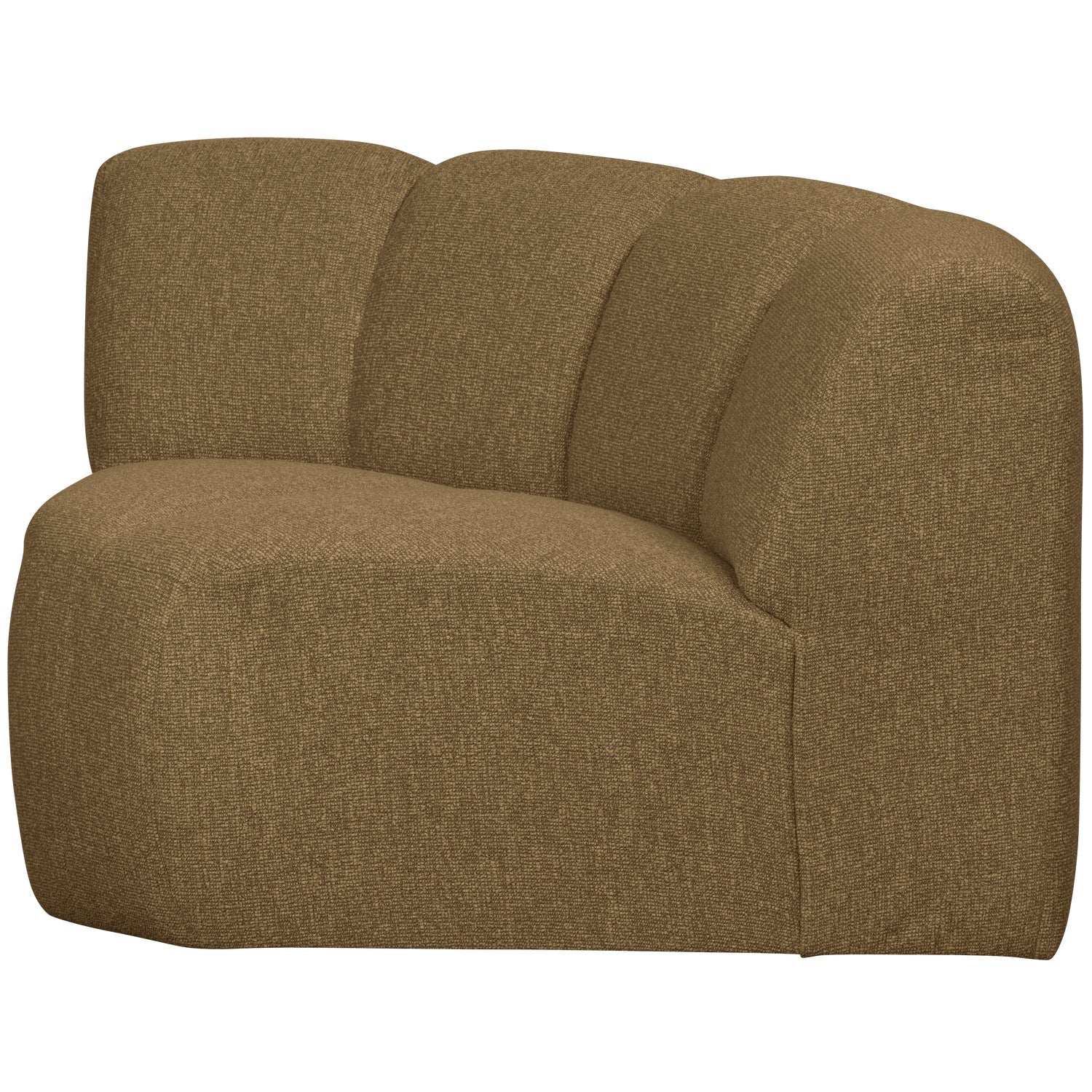 Sofa modułowa MOJO - element narożny ciemny miodowy bouclé - Image 5
