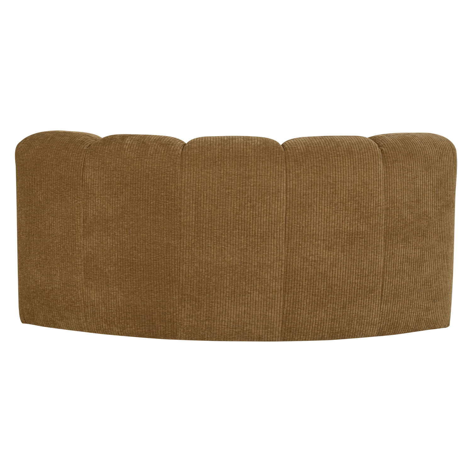 Sofa modułowa MOJO BENCH - element narożny półokrągły miodowy sztruks - Image 5