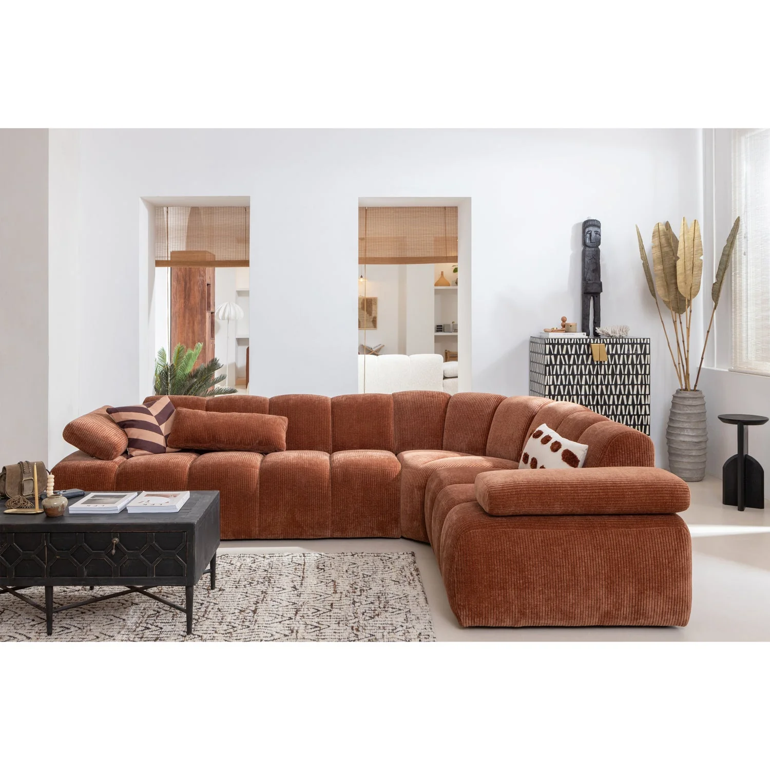 Sofa modułowa MOJO - element prawostronny ecru baranek - Image 2