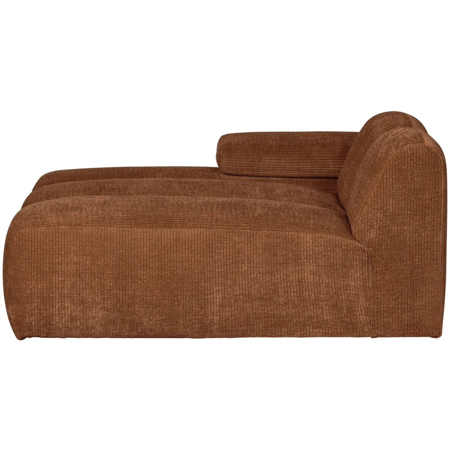 Sofa modułowa MOJO - szezlong lewostronny rdzawy brązowy sztruks - Image 10