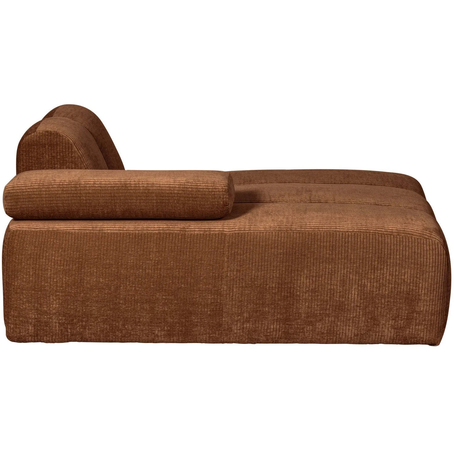 Sofa modułowa MOJO - szezlong lewostronny rdzawy brązowy sztruks - Image 9