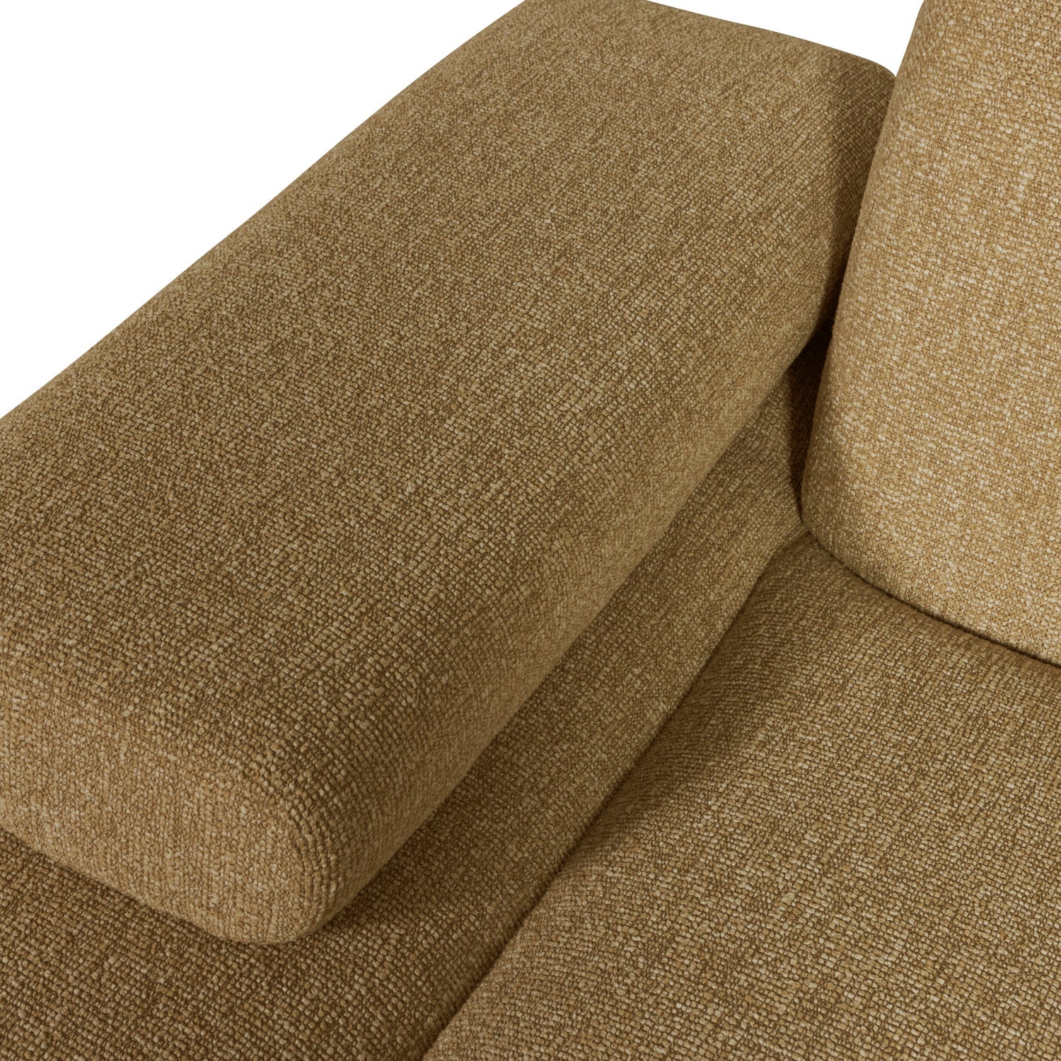 Sofa modułowa MOJO - szezlong lewostronny ciemny miodowy bouclé - Image 2