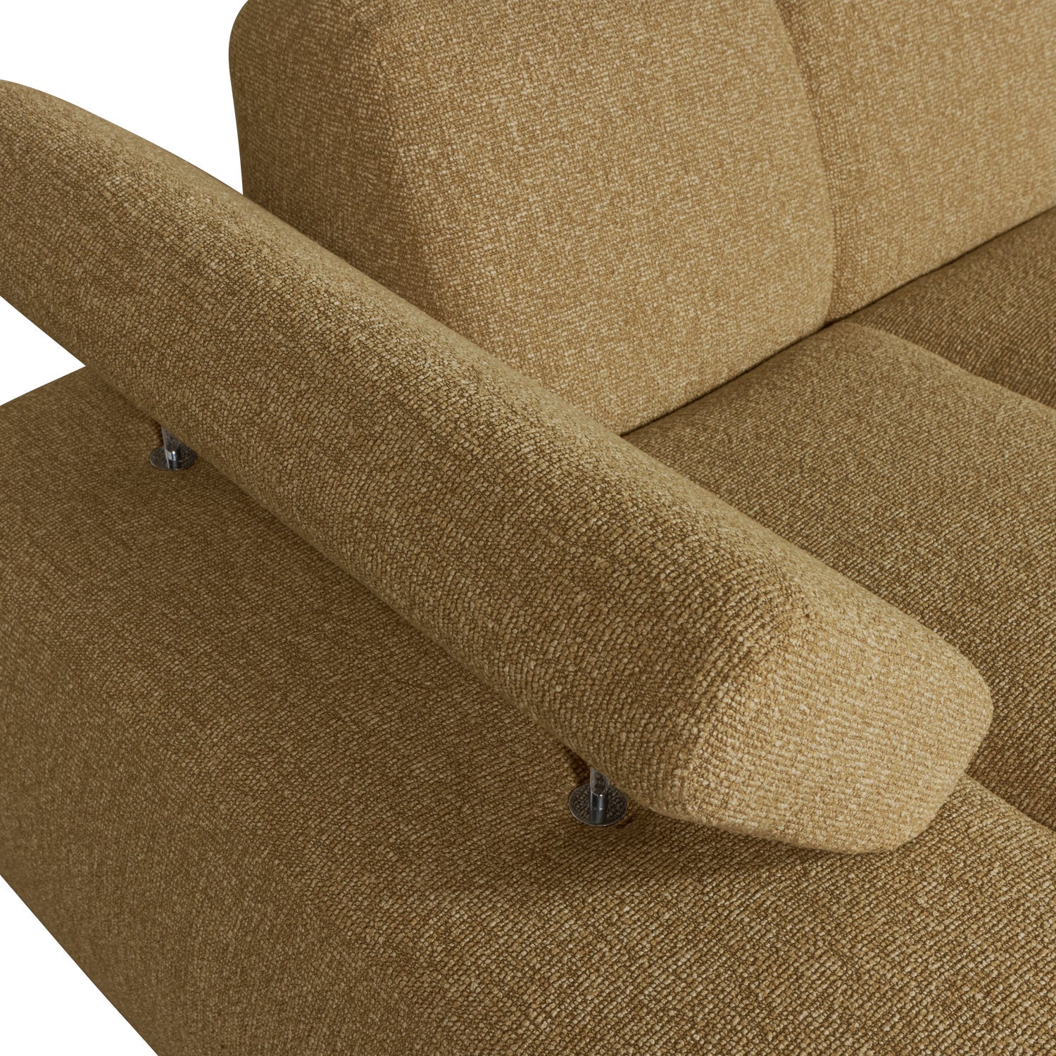 Sofa modułowa MOJO - szezlong lewostronny ciemny miodowy bouclé - Image 3