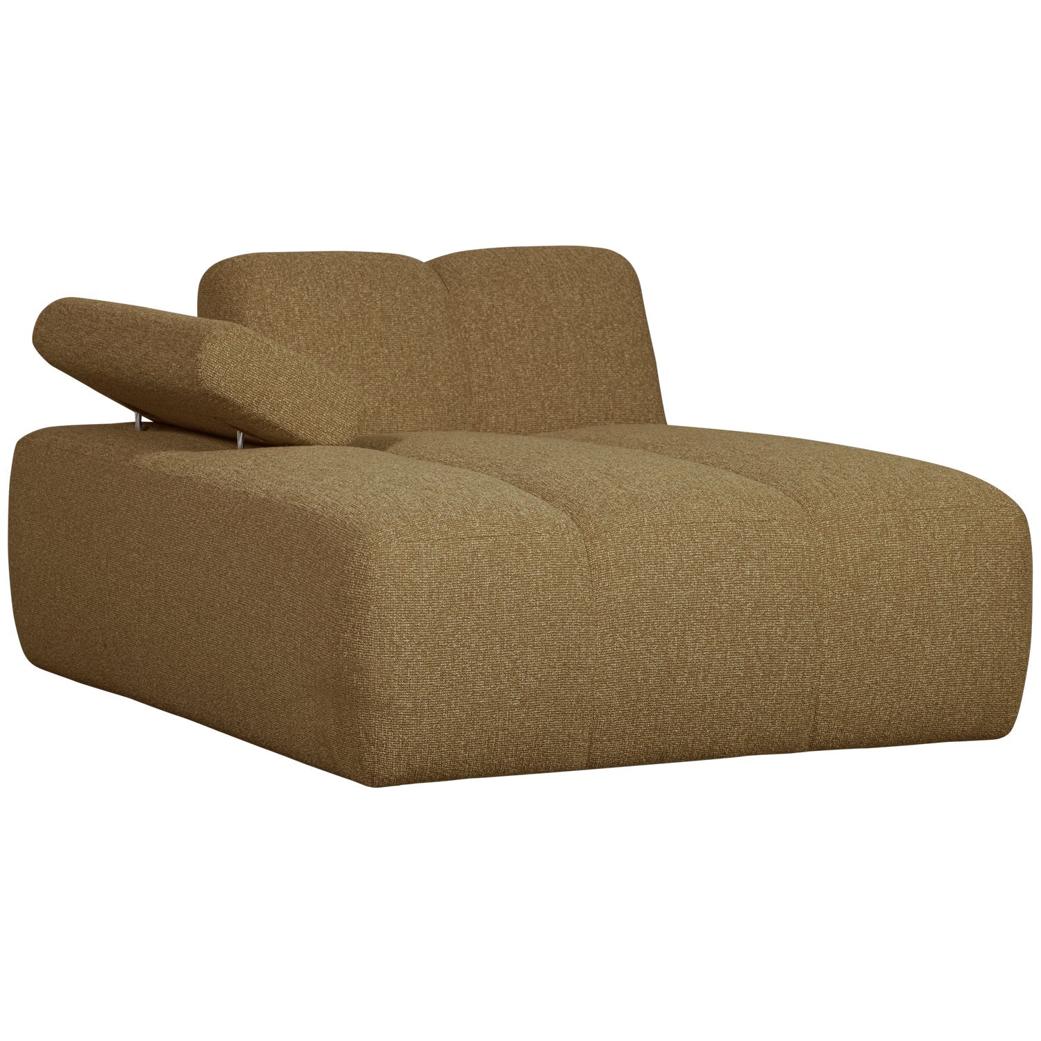 Sofa modułowa MOJO - szezlong lewostronny ciemny miodowy bouclé - Image 6