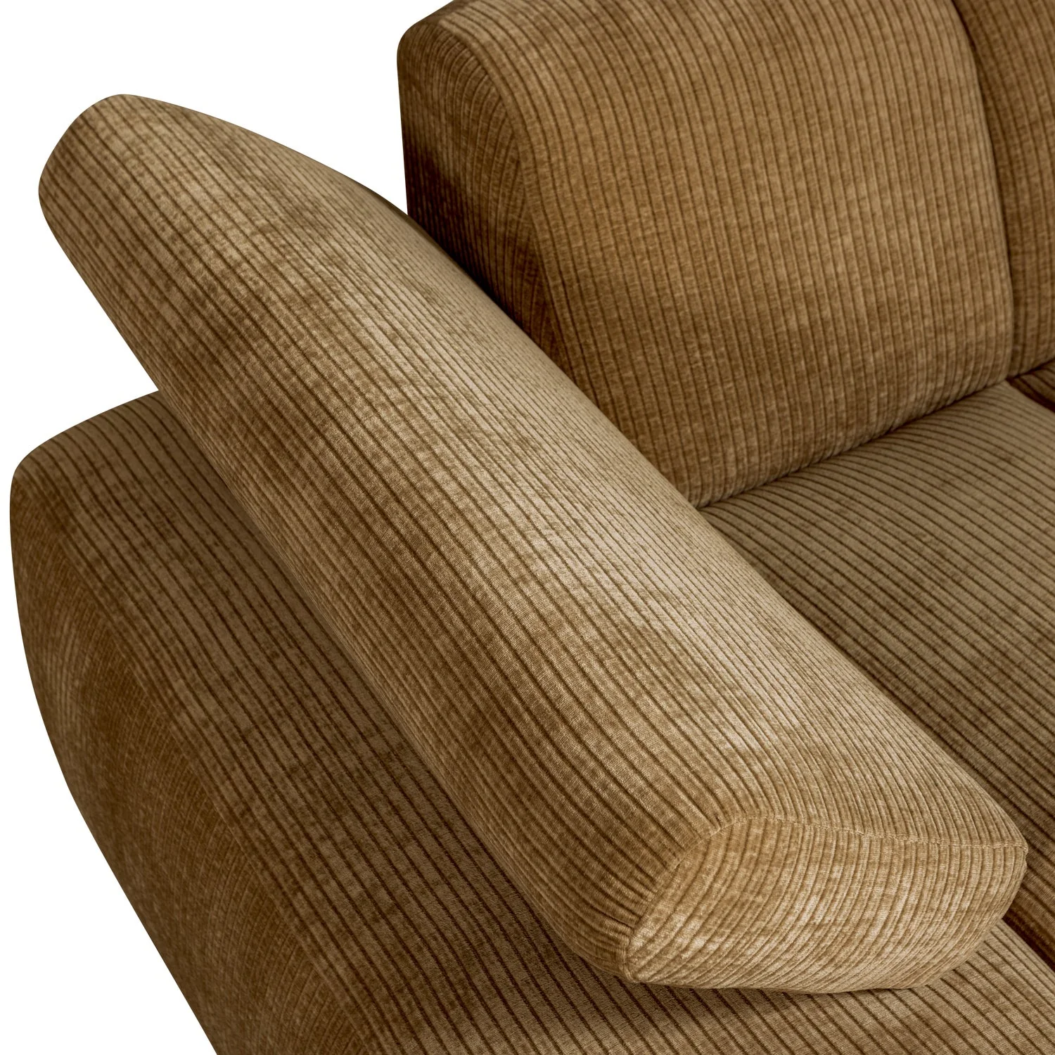 Sofa modułowa MOJO - szezlong lewostronny ciemny miodowy sztruks - Image 2