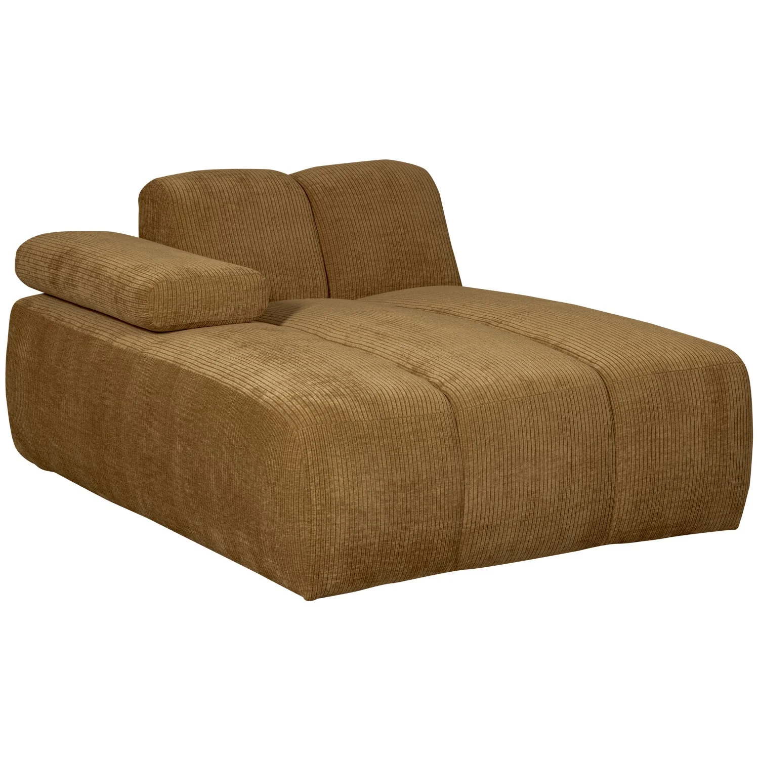Sofa modułowa MOJO - szezlong lewostronny ciemny miodowy sztruks - Image 7