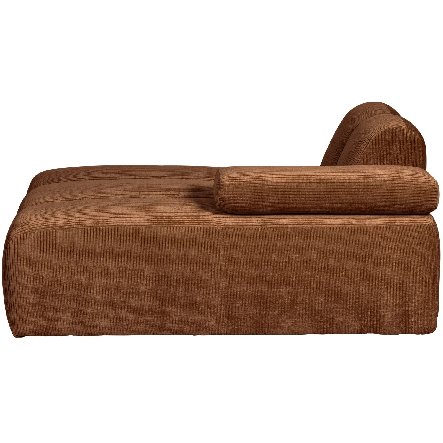 Sofa modułowa MOJO - szezlong prawostronny rdzawy brązowy sztruks - Image 8