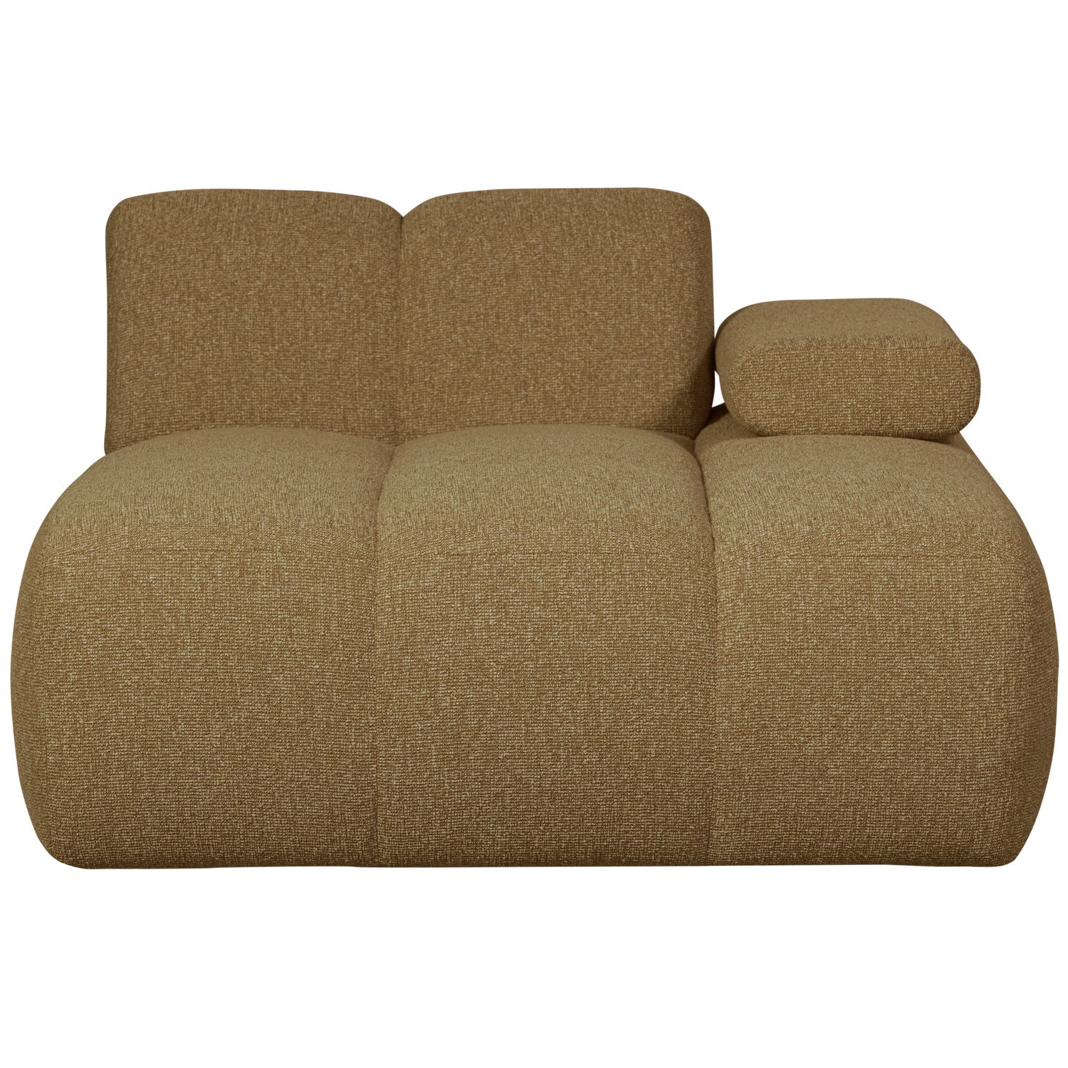 Sofa modułowa MOJO - szezlong prawostronny ciemny miodowy bouclé - Image 5