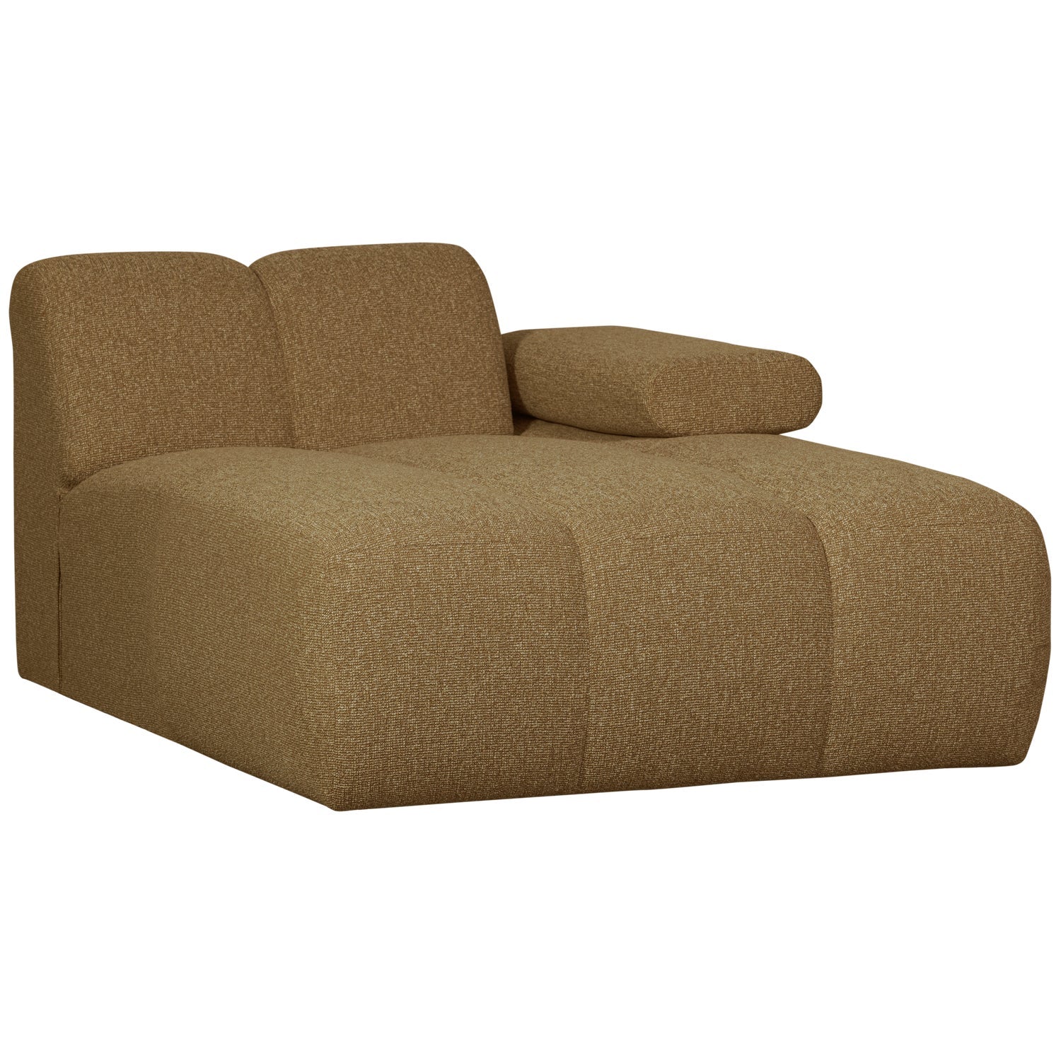 Sofa modułowa MOJO - szezlong prawostronny ciemny miodowy bouclé - Image 9