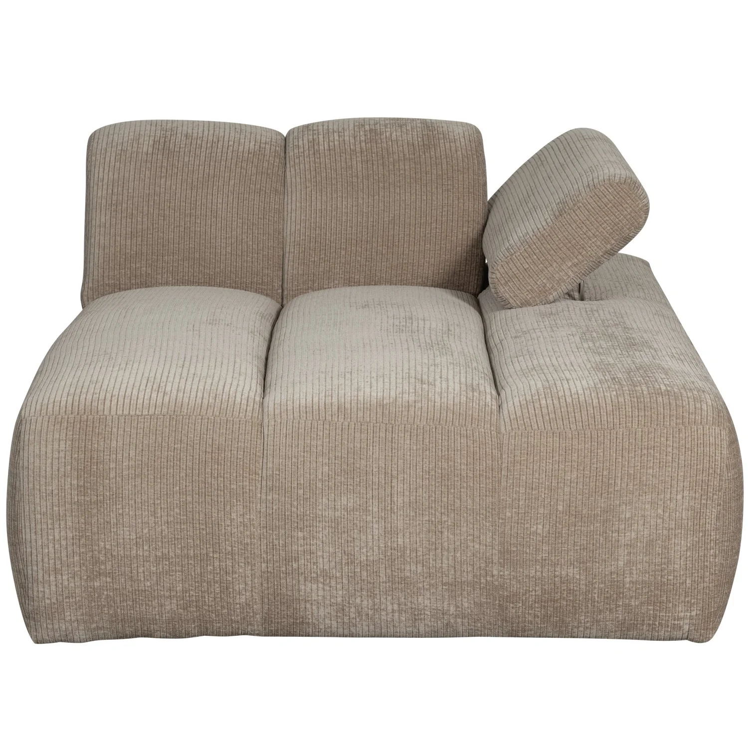 Sofa modułowa MOJO - szezlong prawostronny ciemny piaskowy sztruks - Image 6