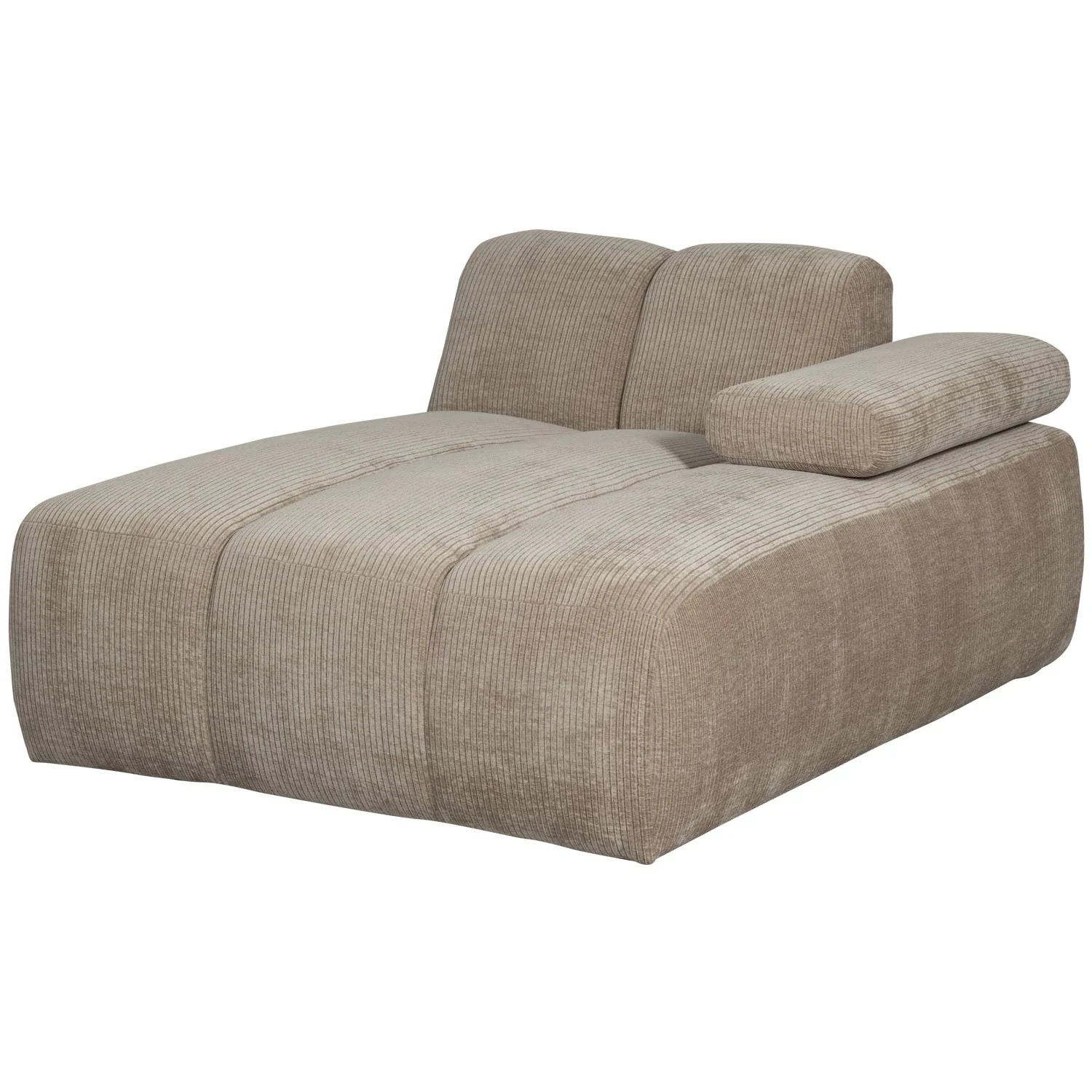 Sofa modułowa MOJO - szezlong prawostronny ciemny piaskowy sztruks - Image 8