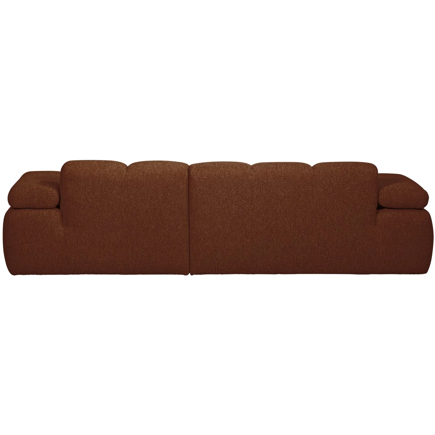 Narożnik modułowy prawostronny MOJO rdzawy brązowy bouclé - Image 3