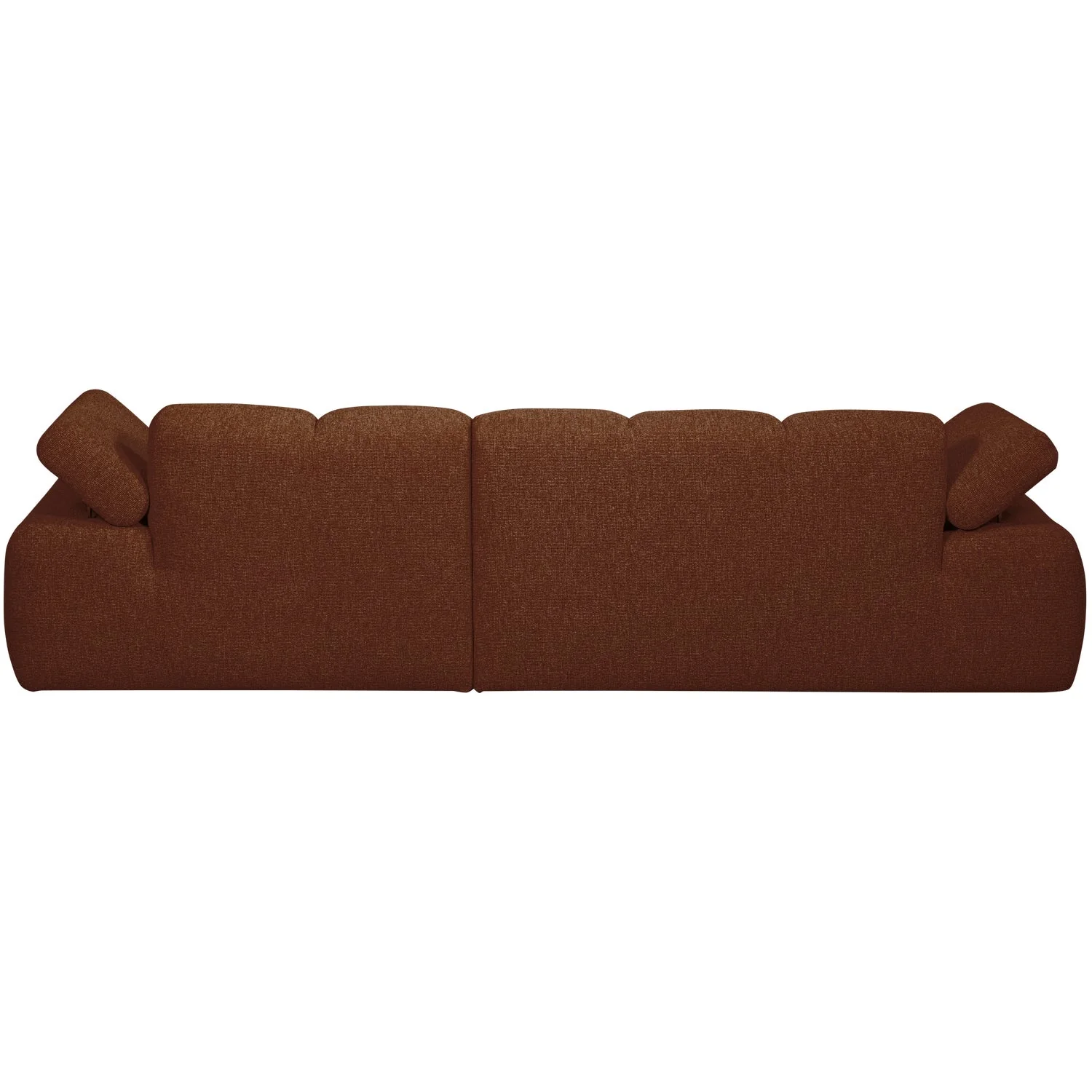 Narożnik modułowy prawostronny MOJO rdzawy brązowy bouclé - Image 7