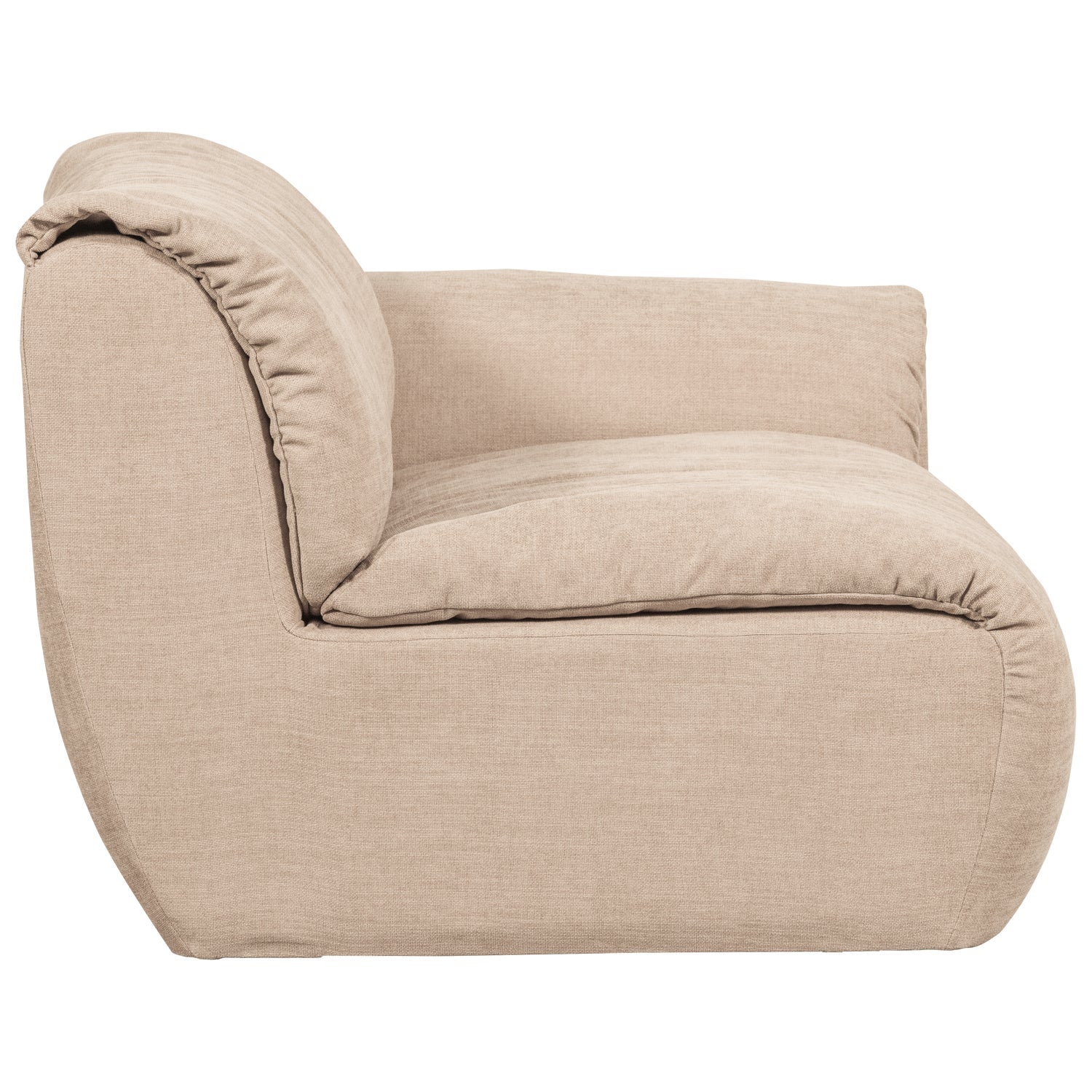 Sofa modułowa BAGGY - element prawostronny piaskowy - Image 6