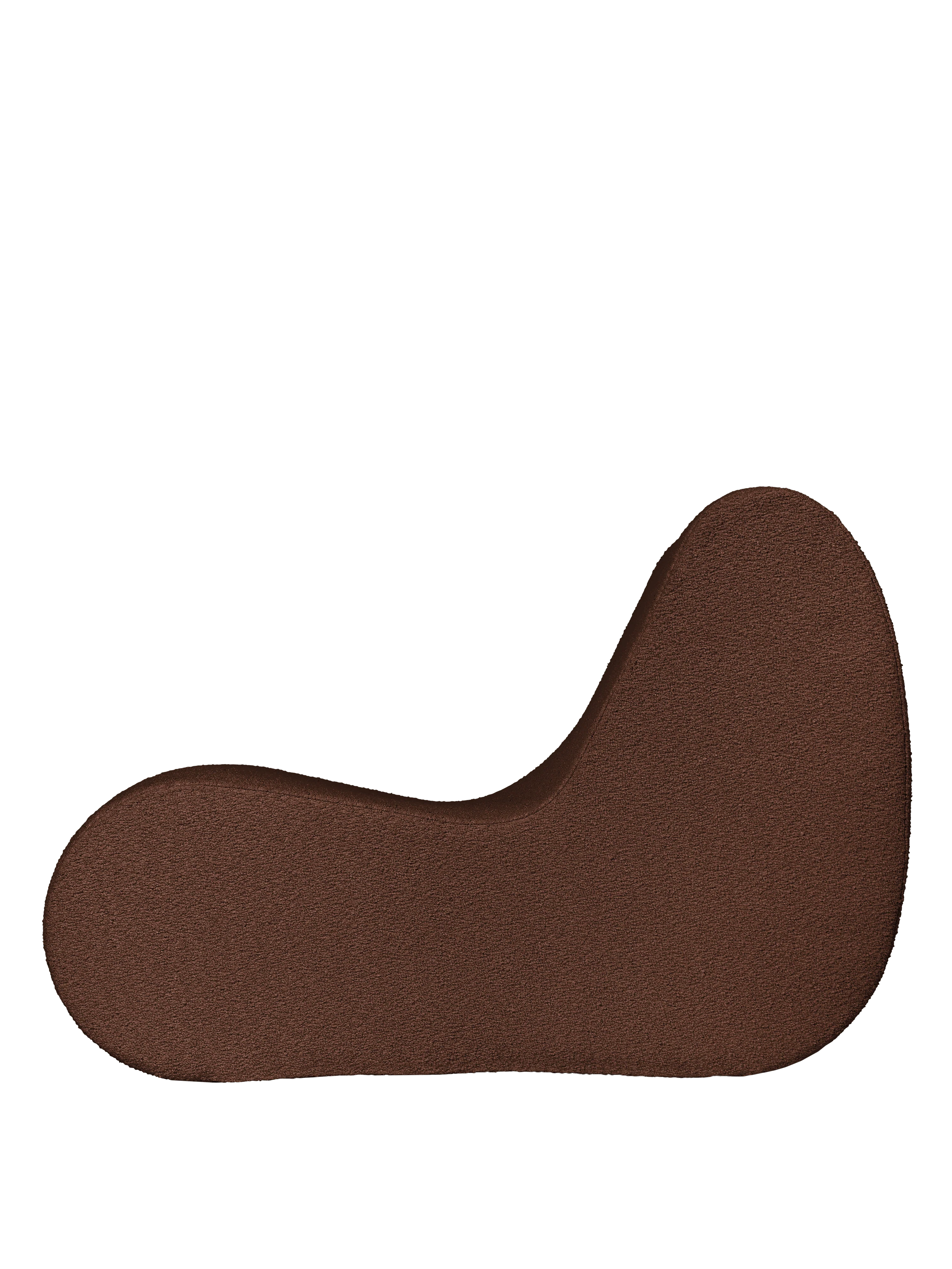 Moduł / fotel ROULI brązowy boucle - Image 4