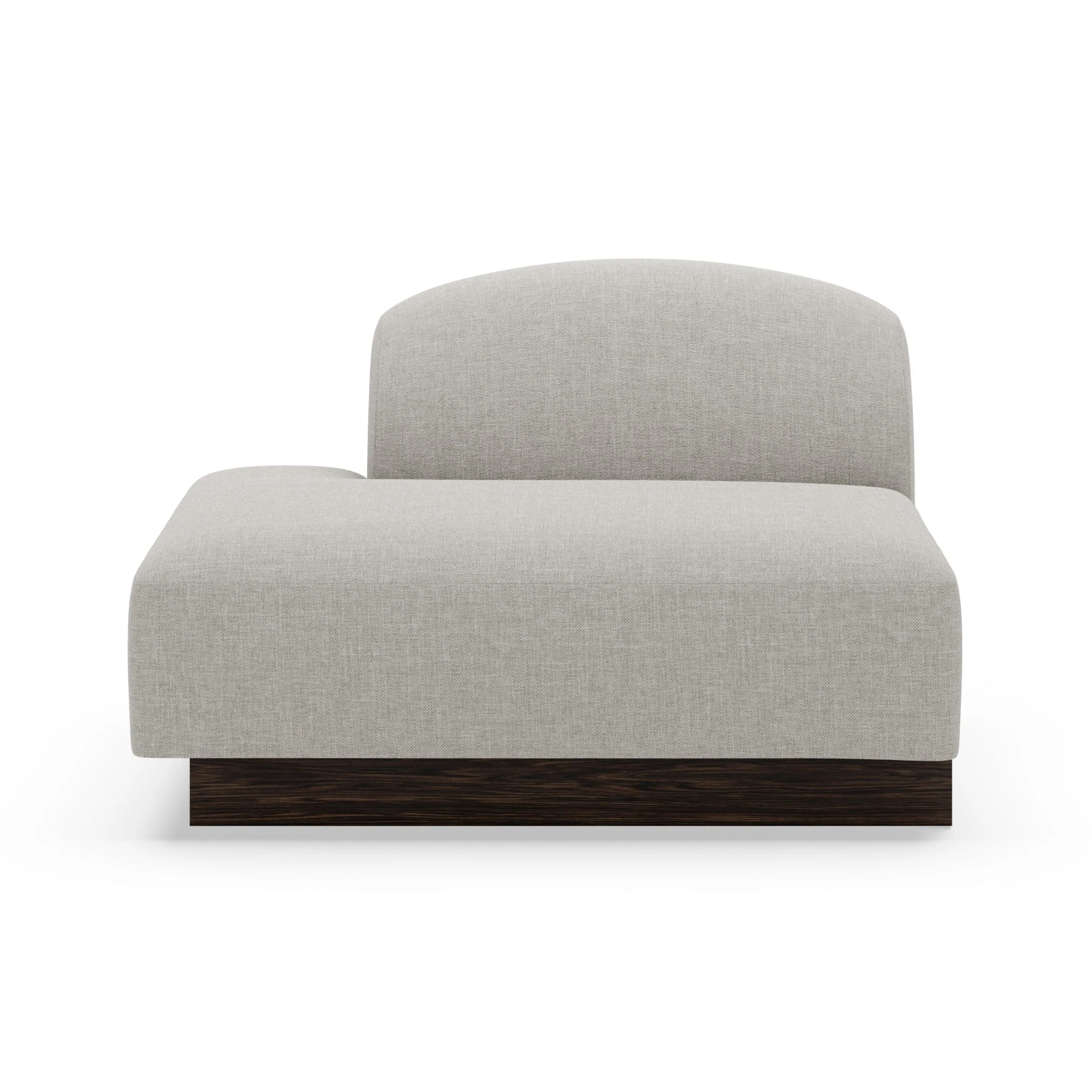 Sofa modułowa SHORE - element końcowy otwarty lewostronny personalizowany