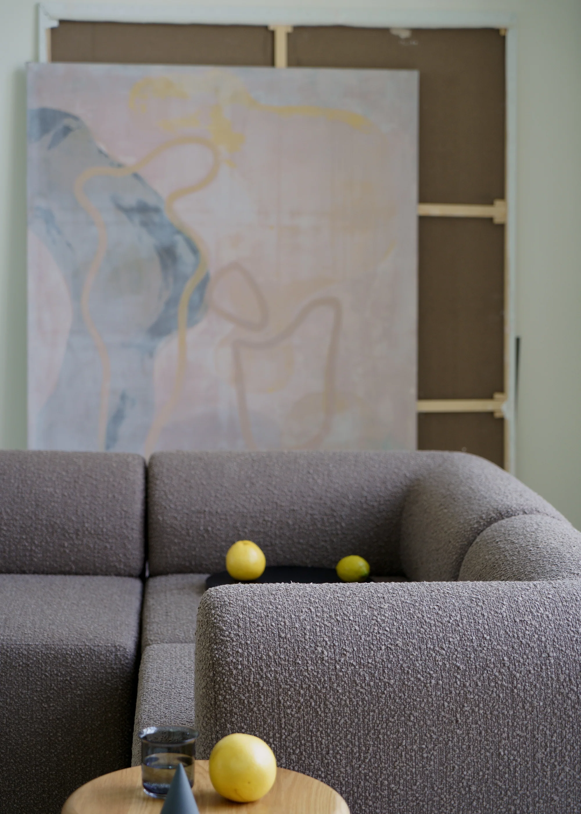Sofa modułowa TORI - puf szary - Image 7