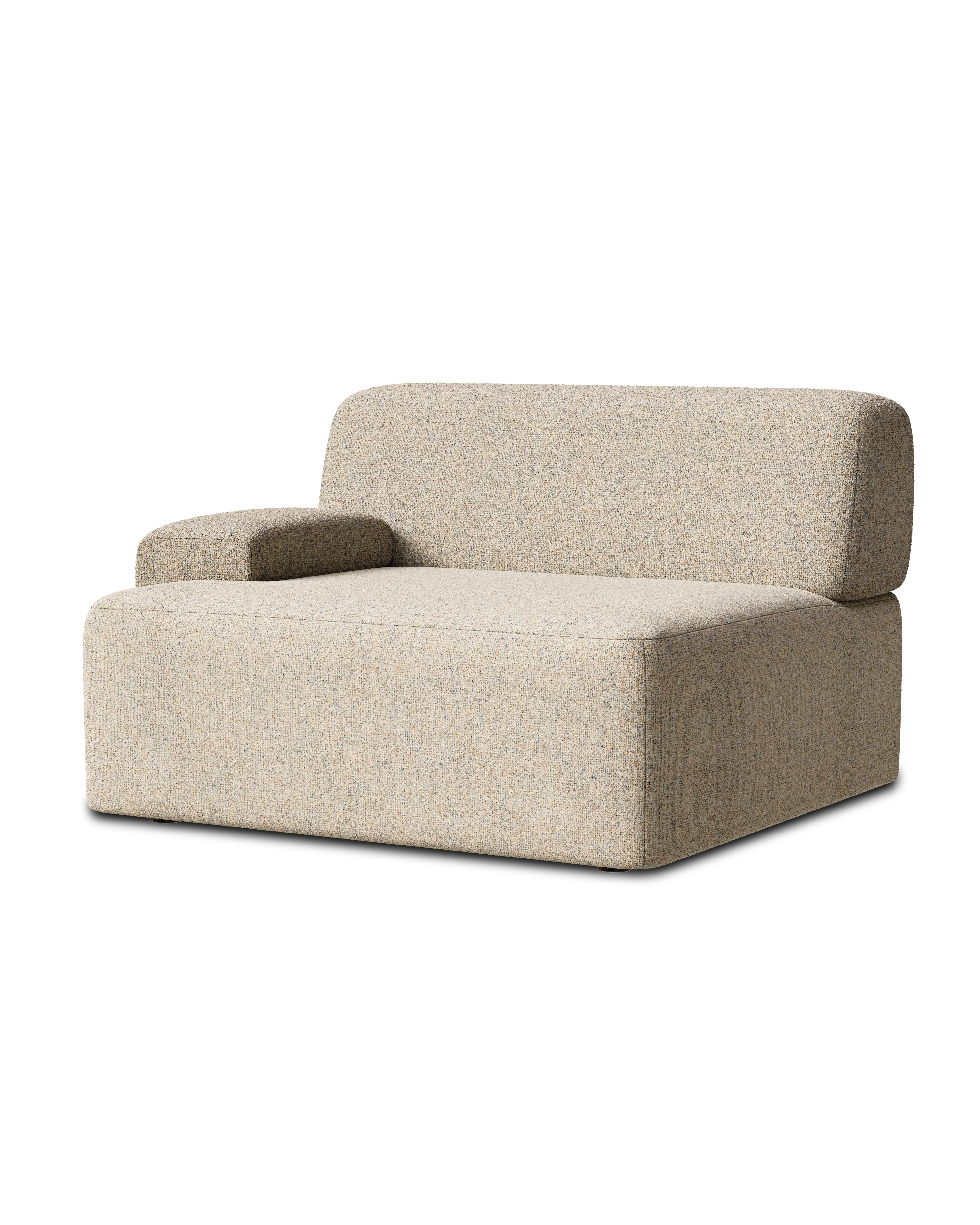 Sofa modułowa UMI - element lewostronny beżowy - Image 3