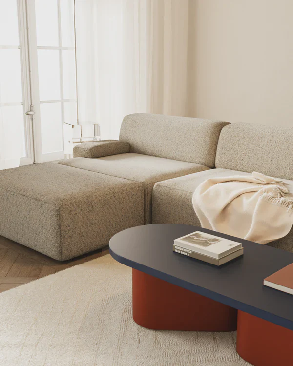 Sofa modułowa UMI - element lewostronny beżowy - Image 5