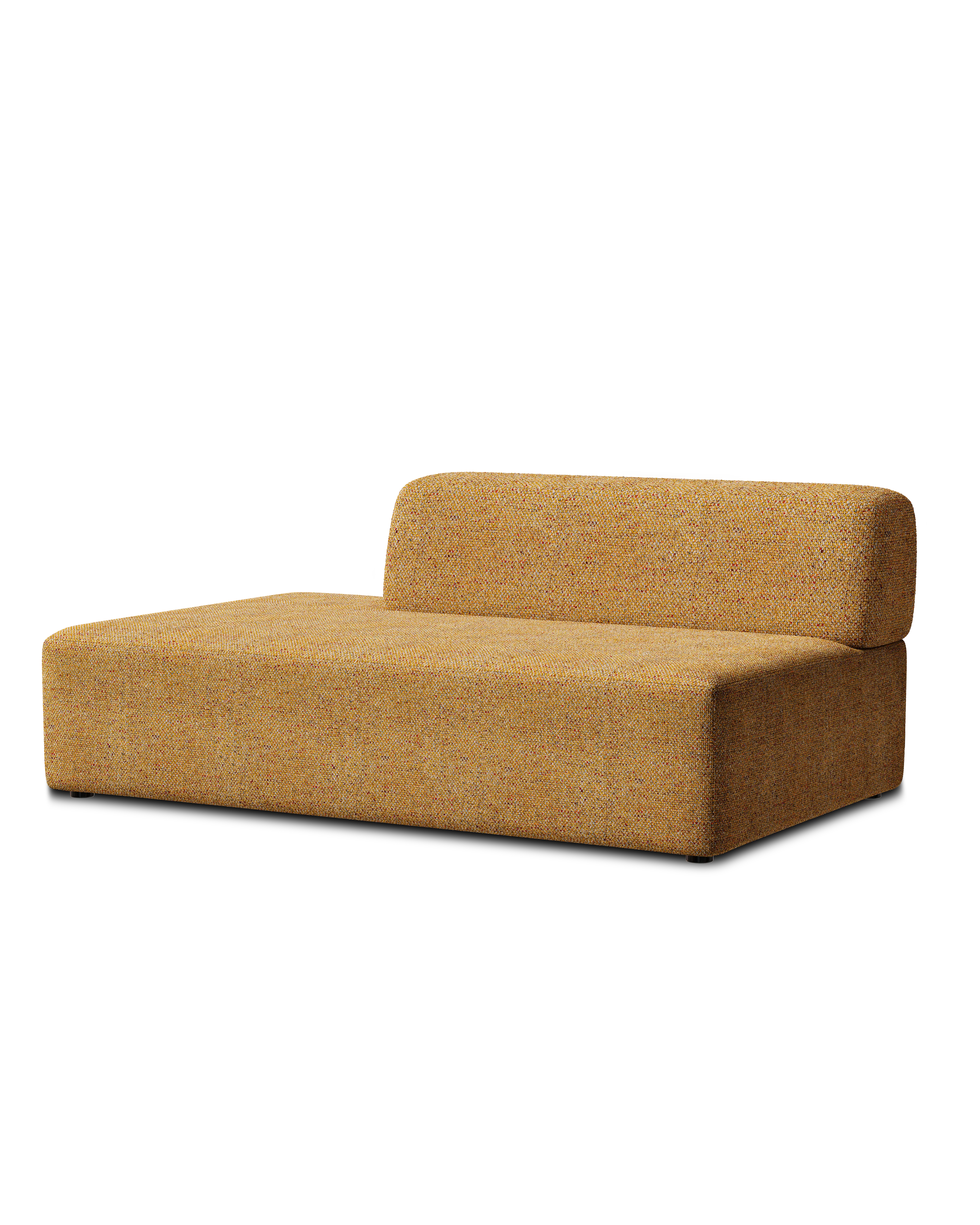 Sofa modułowa UMI - element otwarty prawostronny jesienny pomarańczowy - Image 3