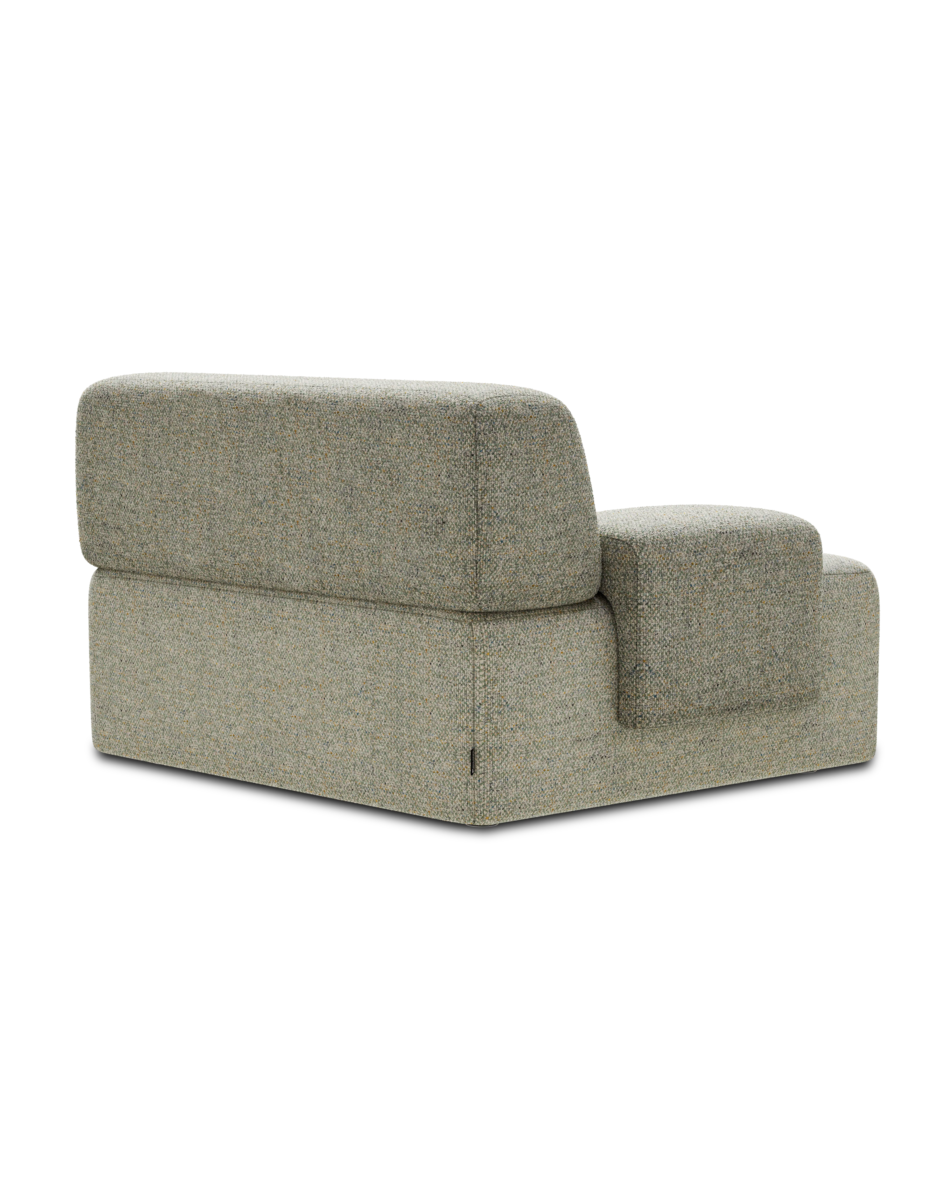 Sofa modułowa UMI - element prawostronny jasny zielony - Image 3