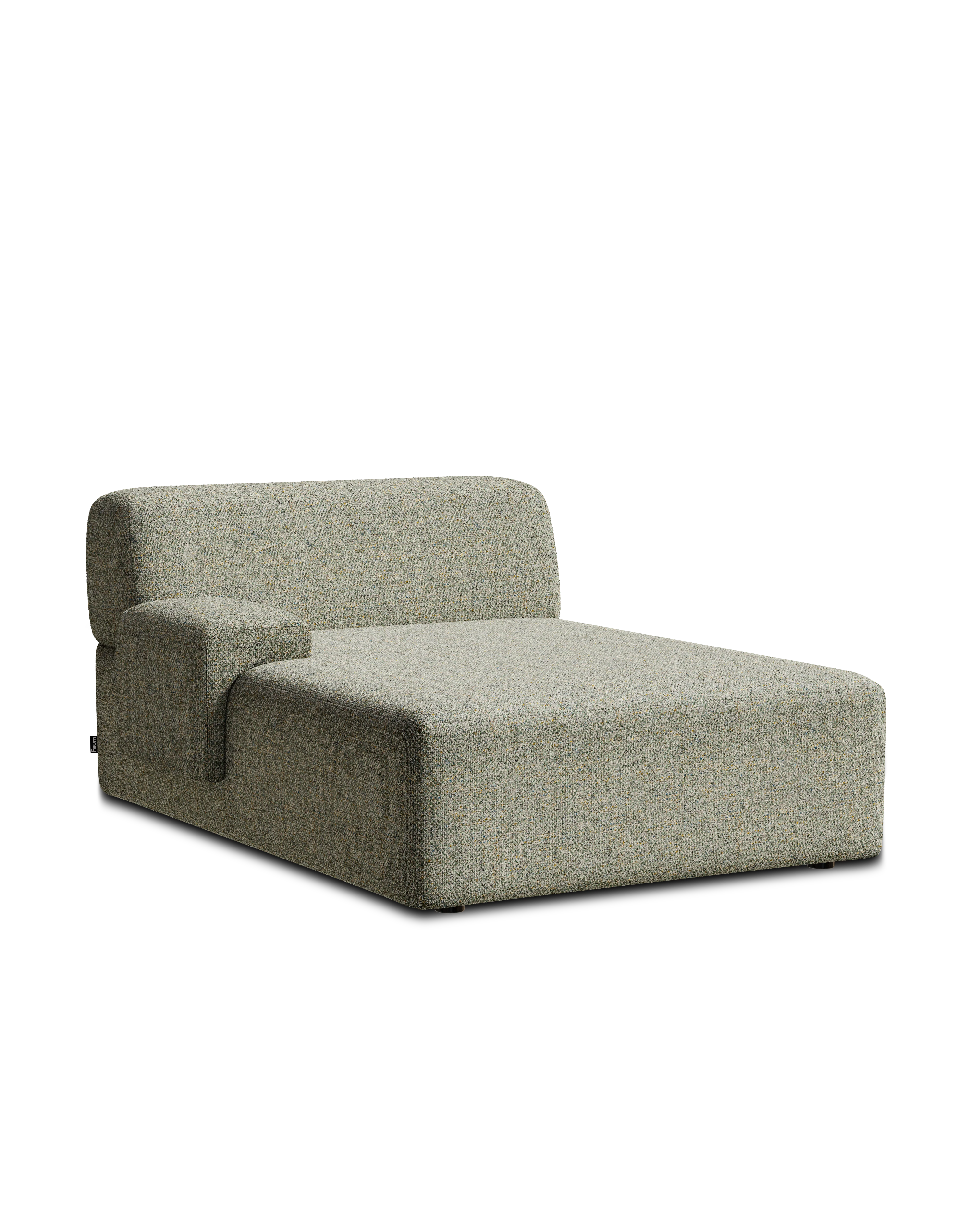 Sofa modułowa UMI - szezlong lewostronny jasny zielony - Image 4