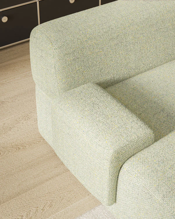 Sofa modułowa UMI - szezlong lewostronny jasny zielony - Image 5