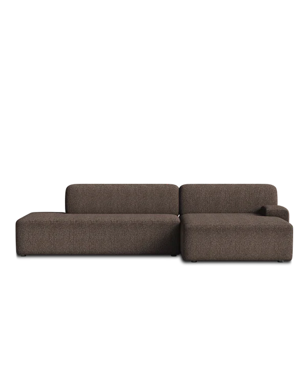 Sofa modułowa UMI - szezlong prawostronny brązowy - Image 5