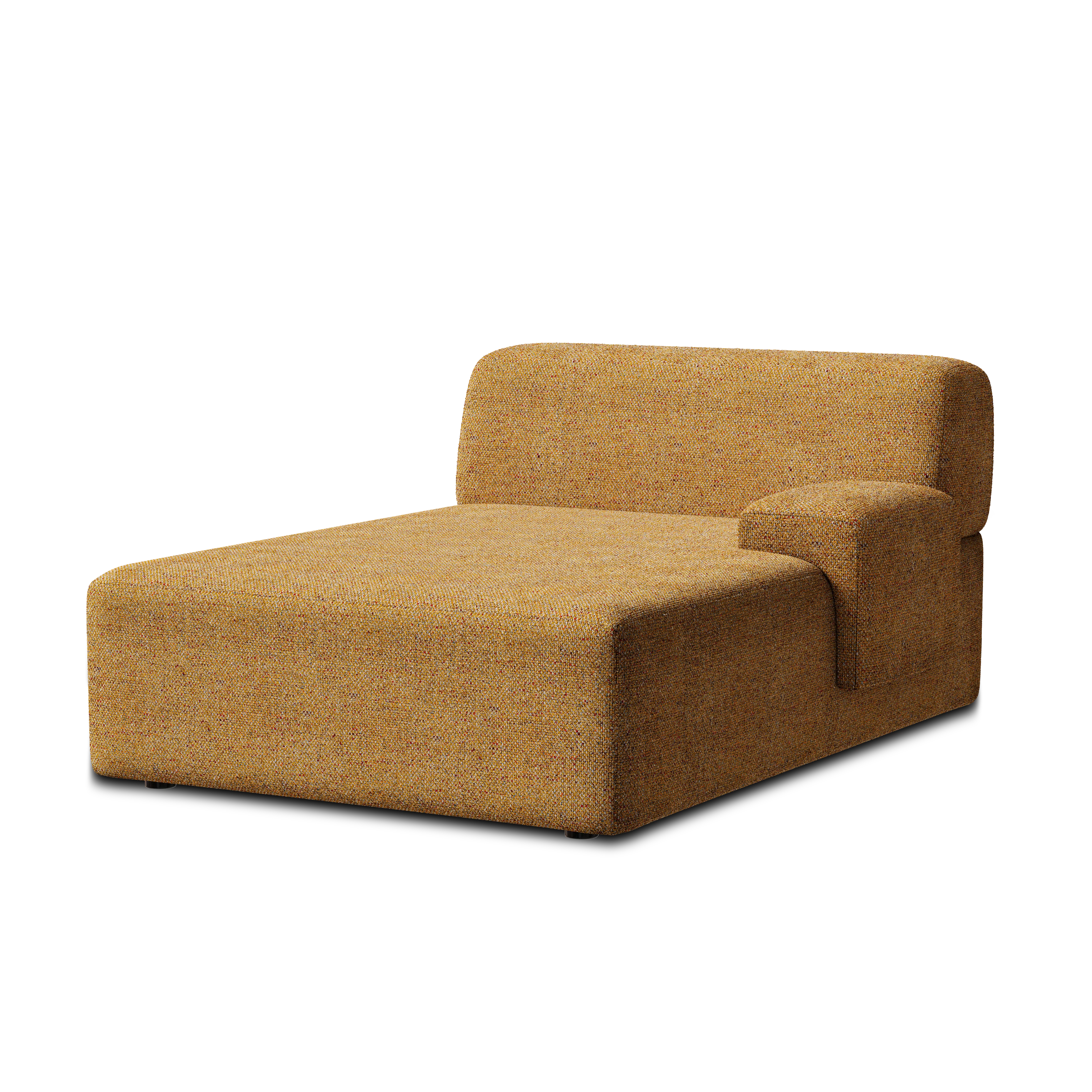 Sofa modułowa UMI - szezlong prawostronny jesienny pomarańczowy - Image 3