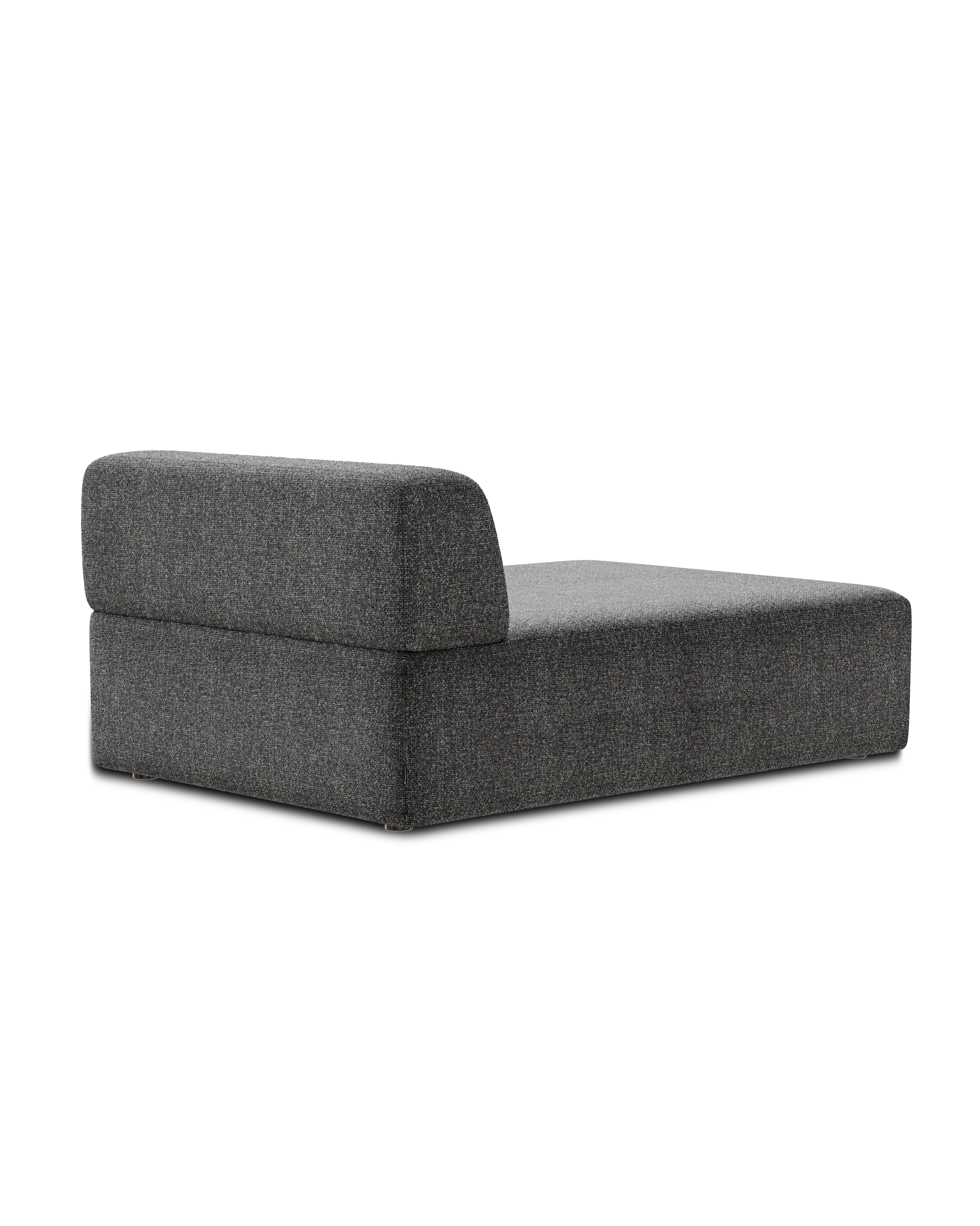 Sofa modułowa UMI - szezlong prawostronny kamienna czerń - Image 3