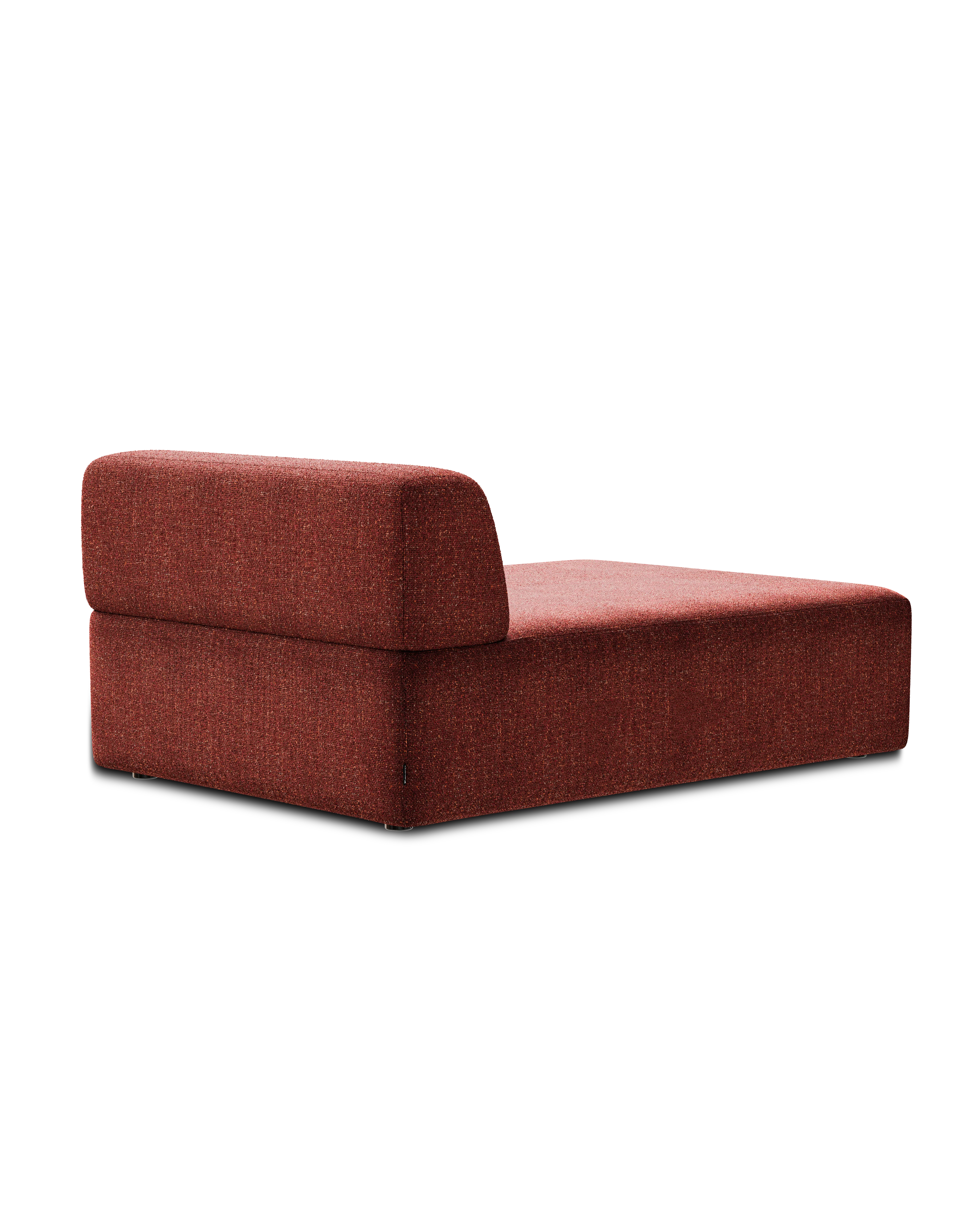 Sofa modułowa UMI - szezlong prawostronny kasztanowy czerwony - Image 3