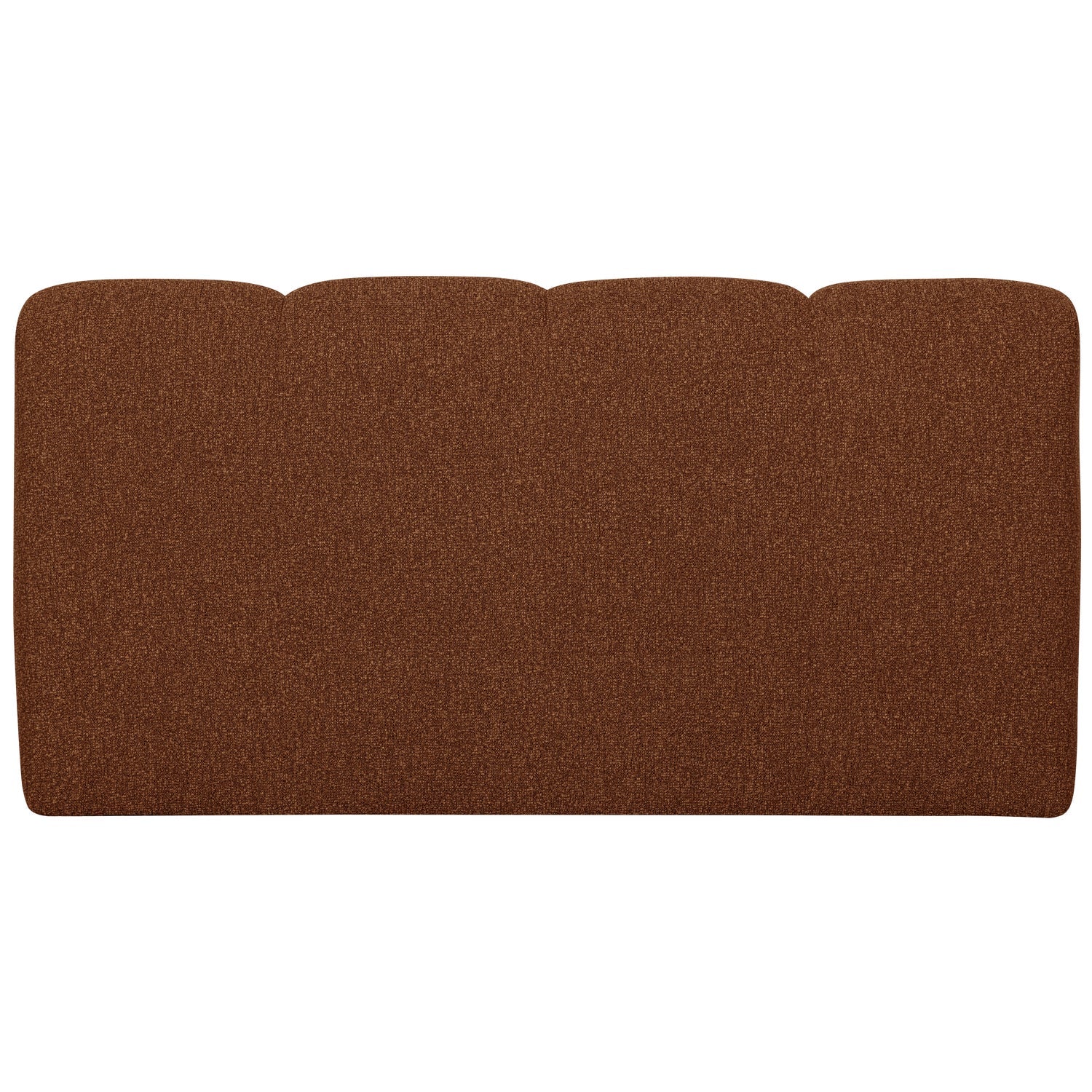 Sofa modułowa MOJO BENCH - element 3-osobowy rdzawy brązowy bouclé - Image 5