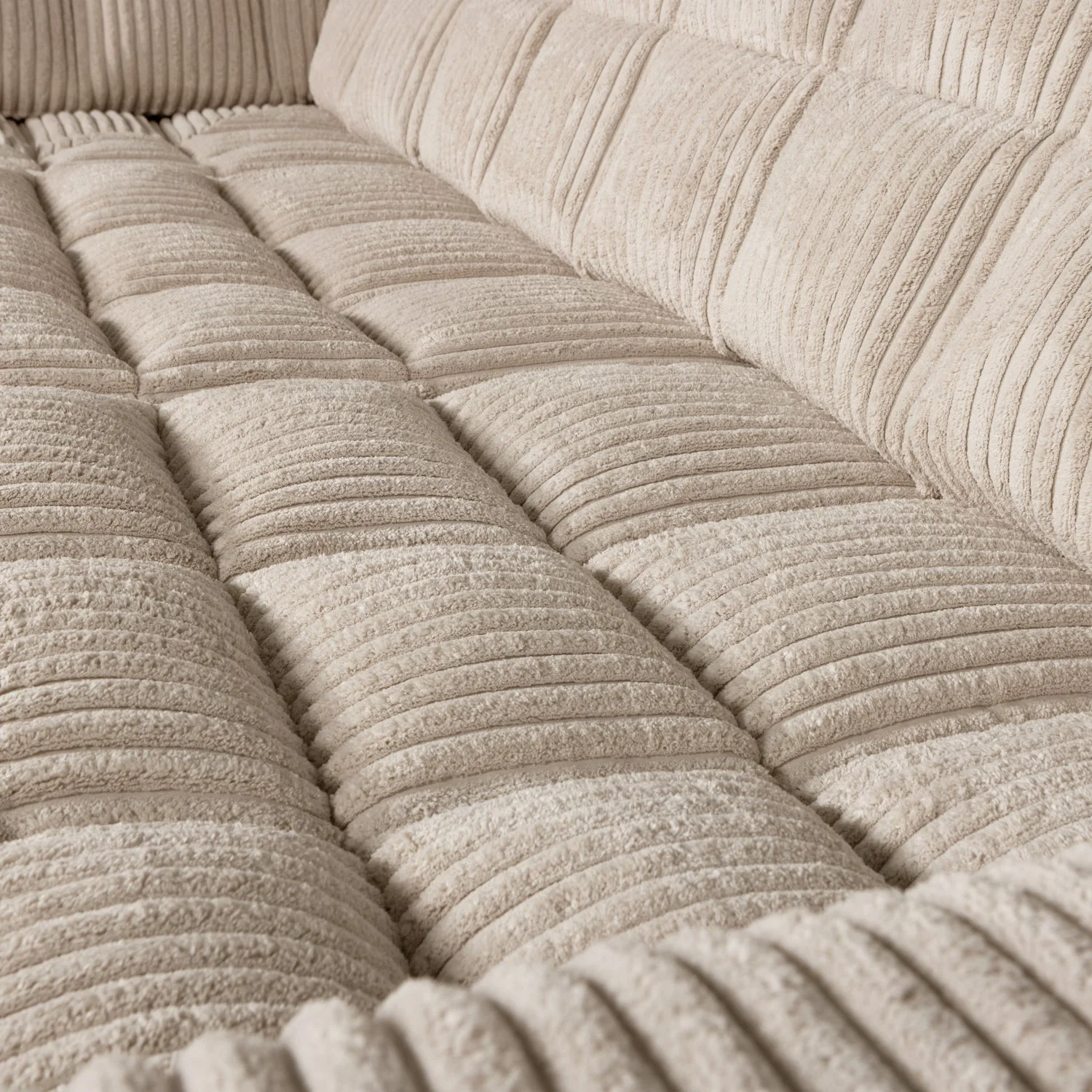 Sofa narożna lewostronna SECOND DATE beżowy sztruks - Image 4
