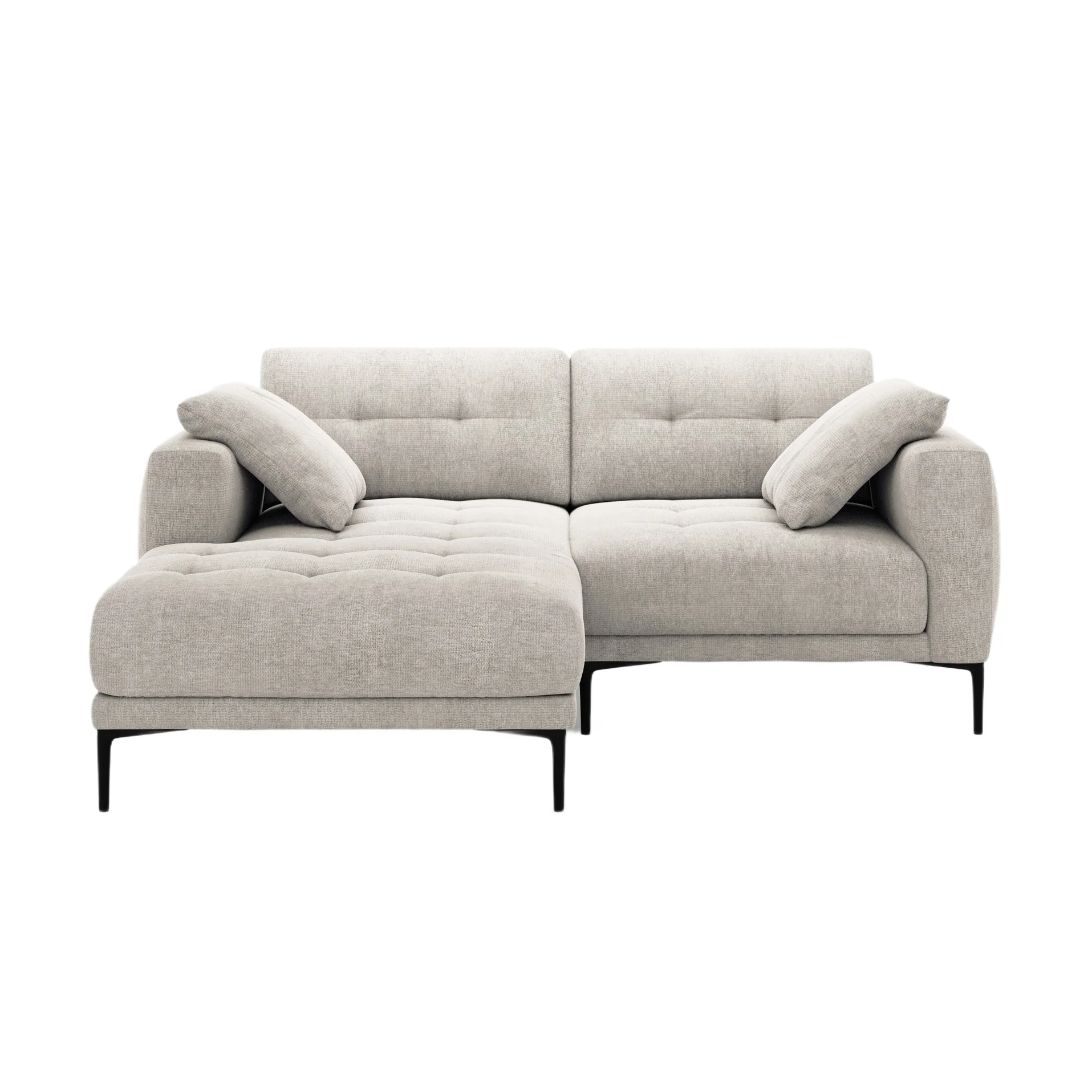 Sofa narożna lewostronna BEMY beżowy szenil