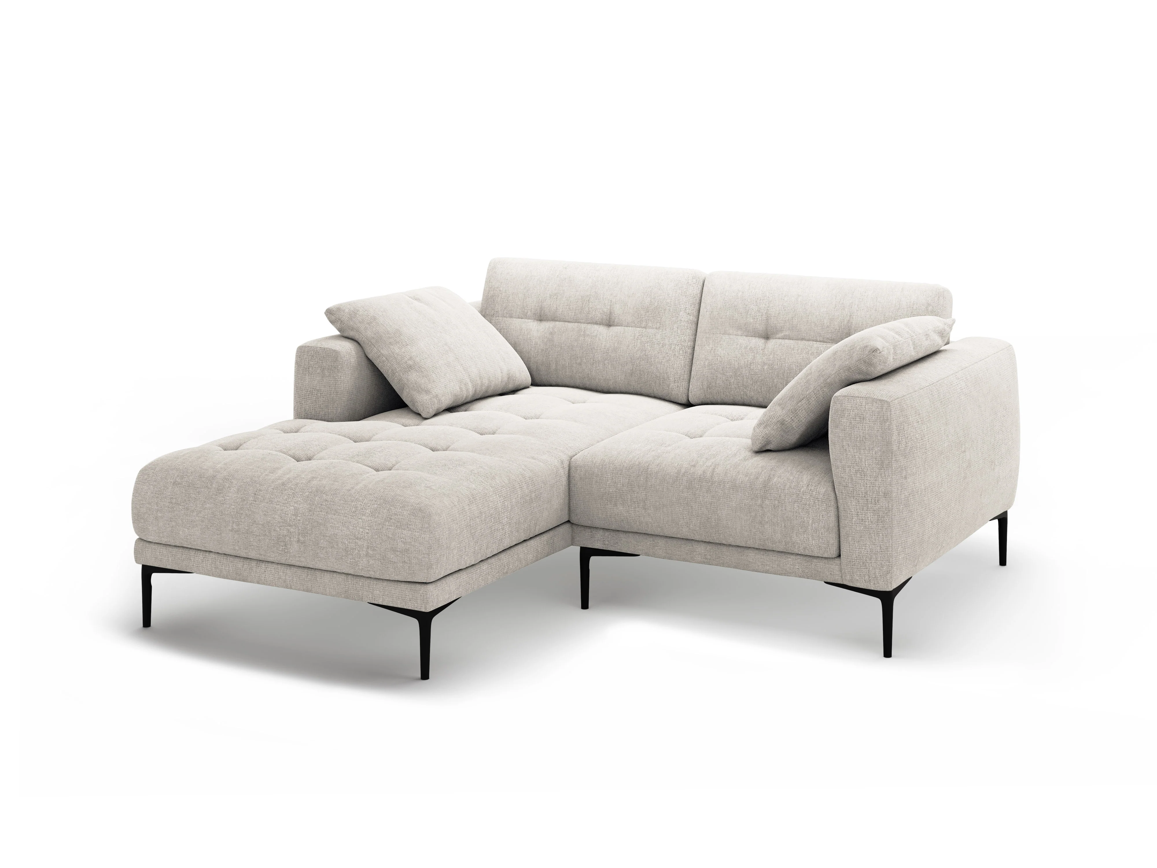 Sofa narożna lewostronna BEMY beżowy szenil - Image 4