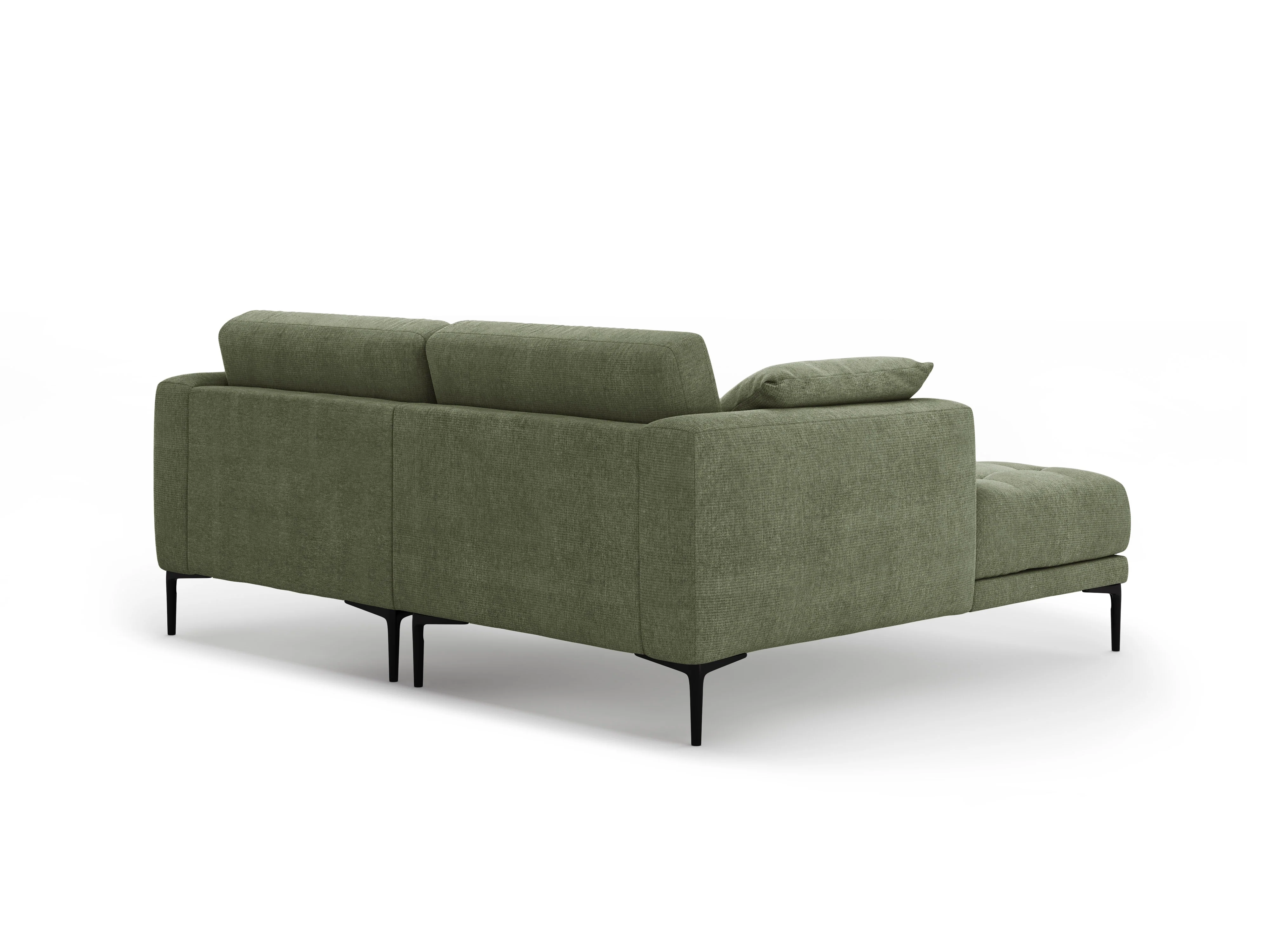 Sofa narożna lewostronna BEMY oliwkowy szenil - Image 5