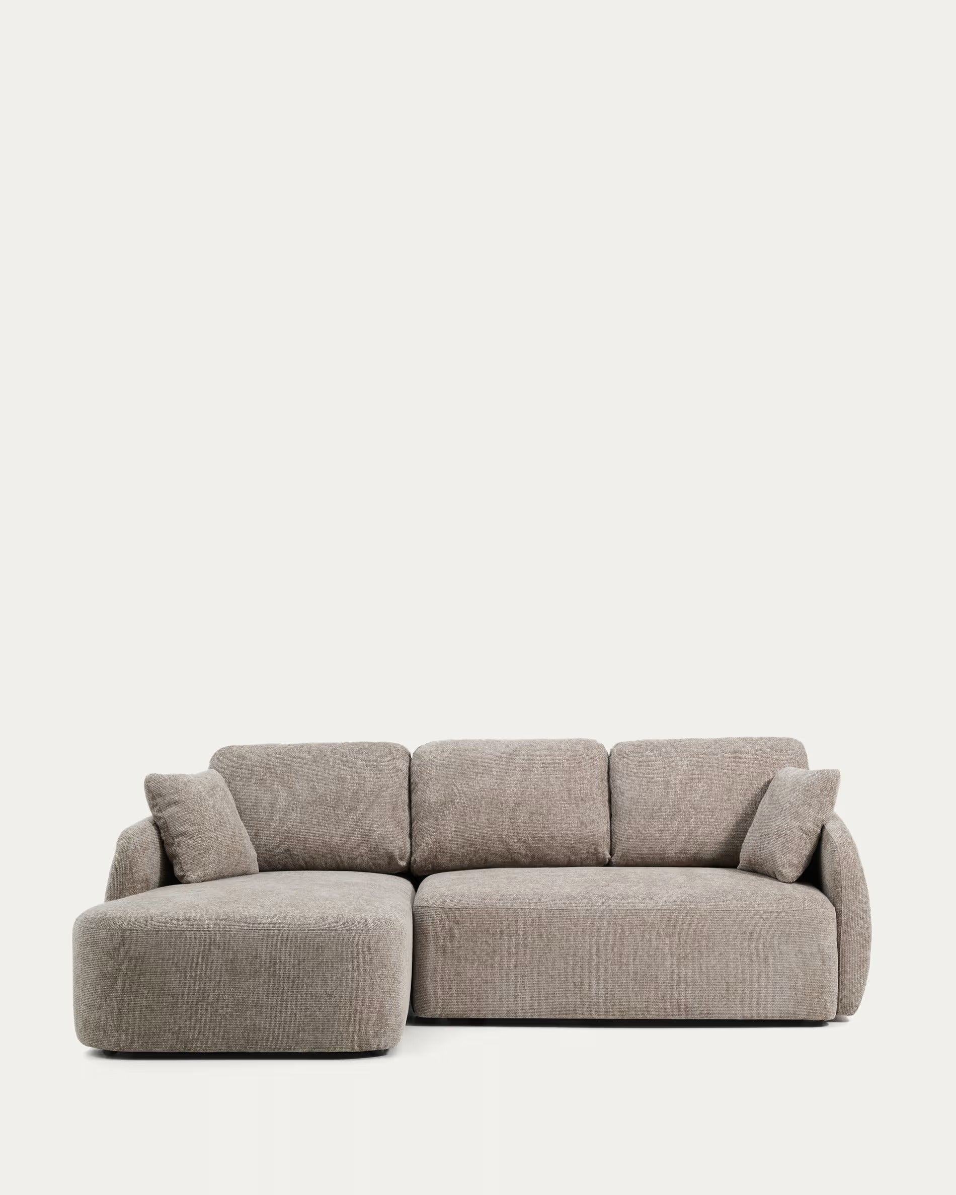Narożnik lewostronny 3-osobowy z funkcją spania LAIRA taupe - Image 7