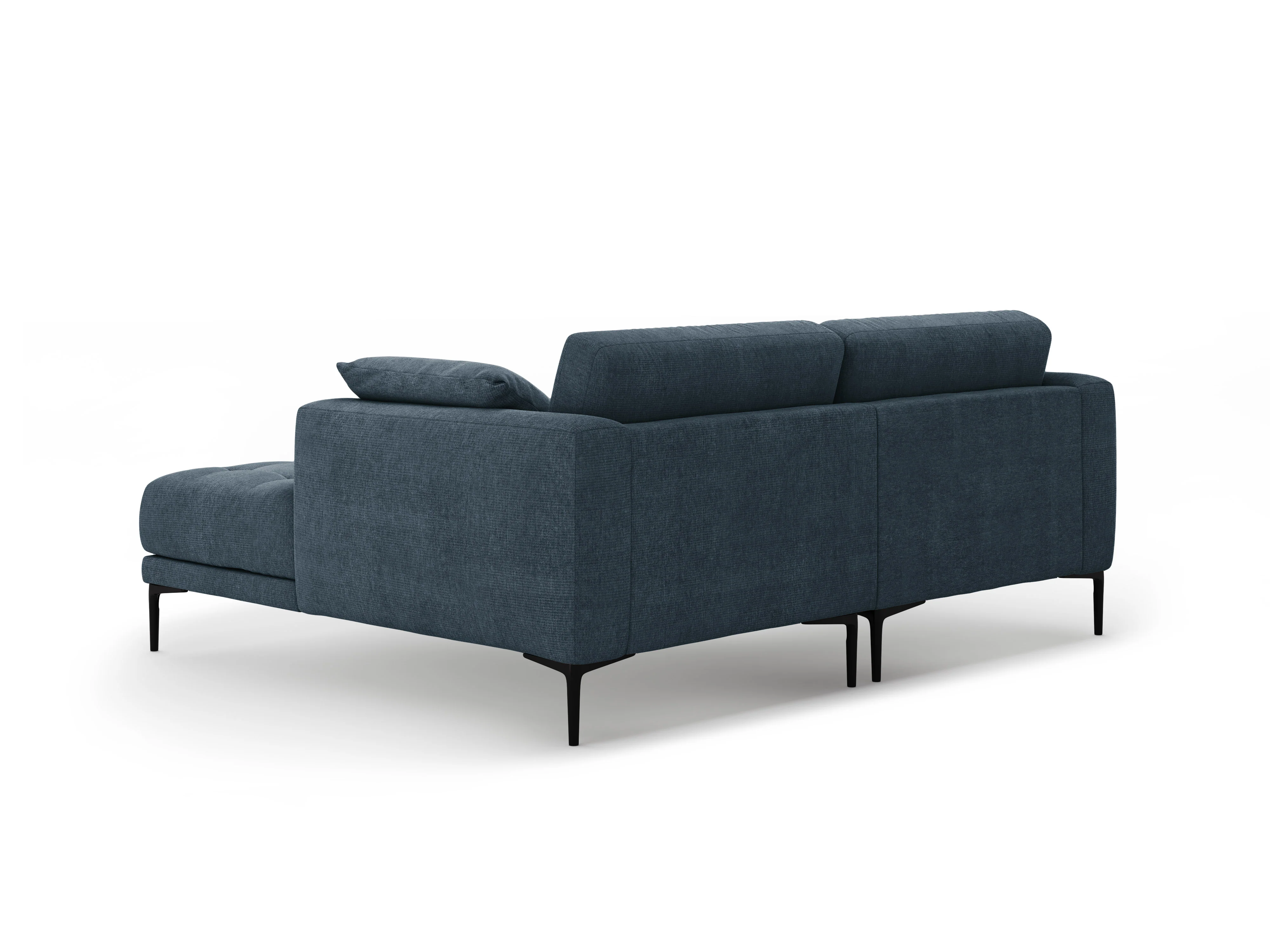 Sofa narożna prawostronna BEMY ciemnoniebieski szenil - Image 5