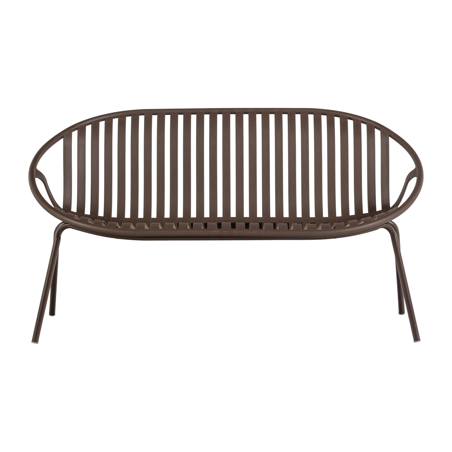 Sofa ogrodowa 2-osobowa BRUCE brązowy - Image 3