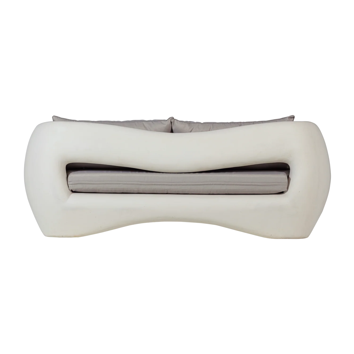 Sofa ogrodowa 2-osobowa VIALE beżowy - Image 3