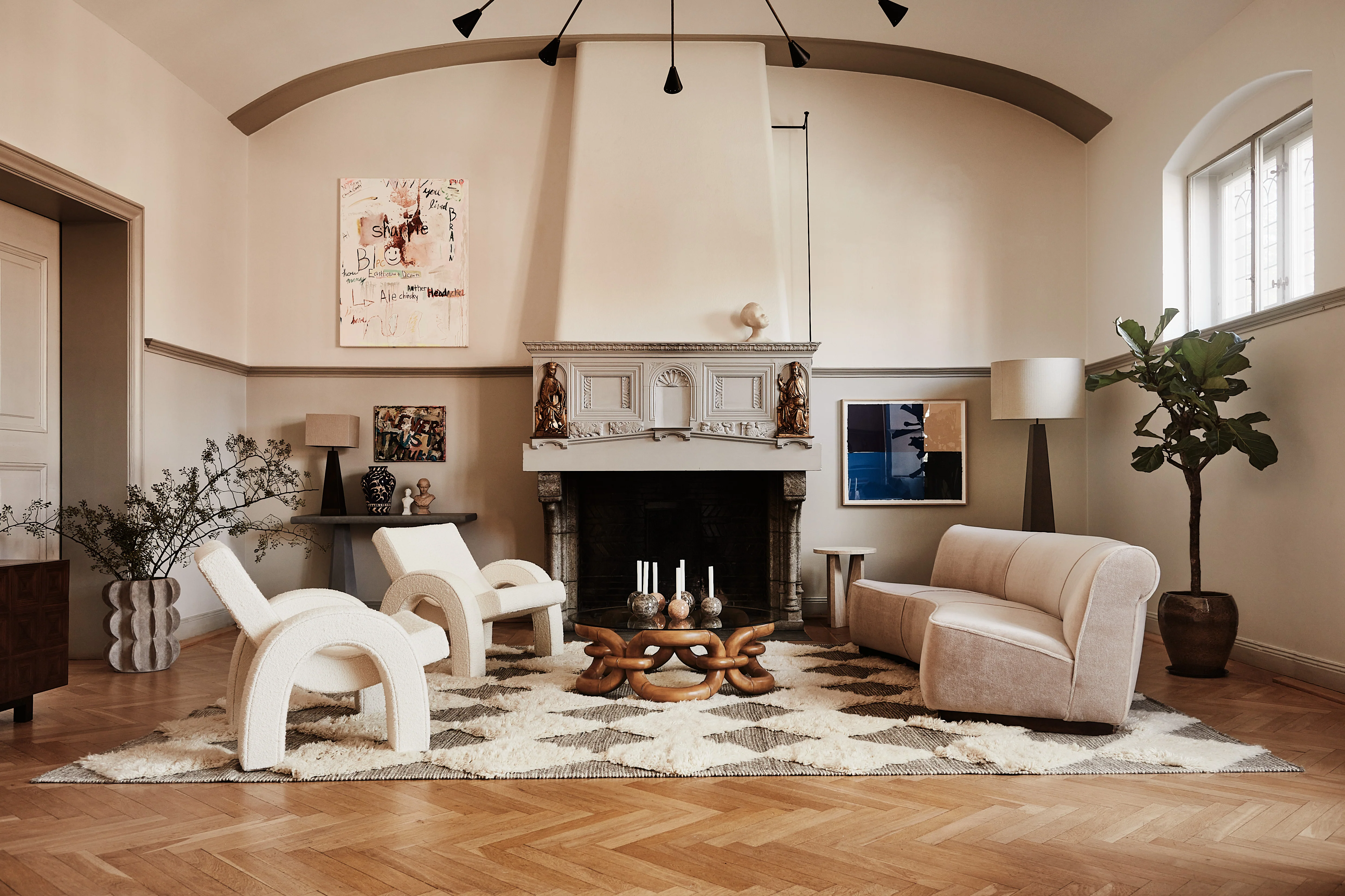Sofa PARIS beżowy welur - Image 5