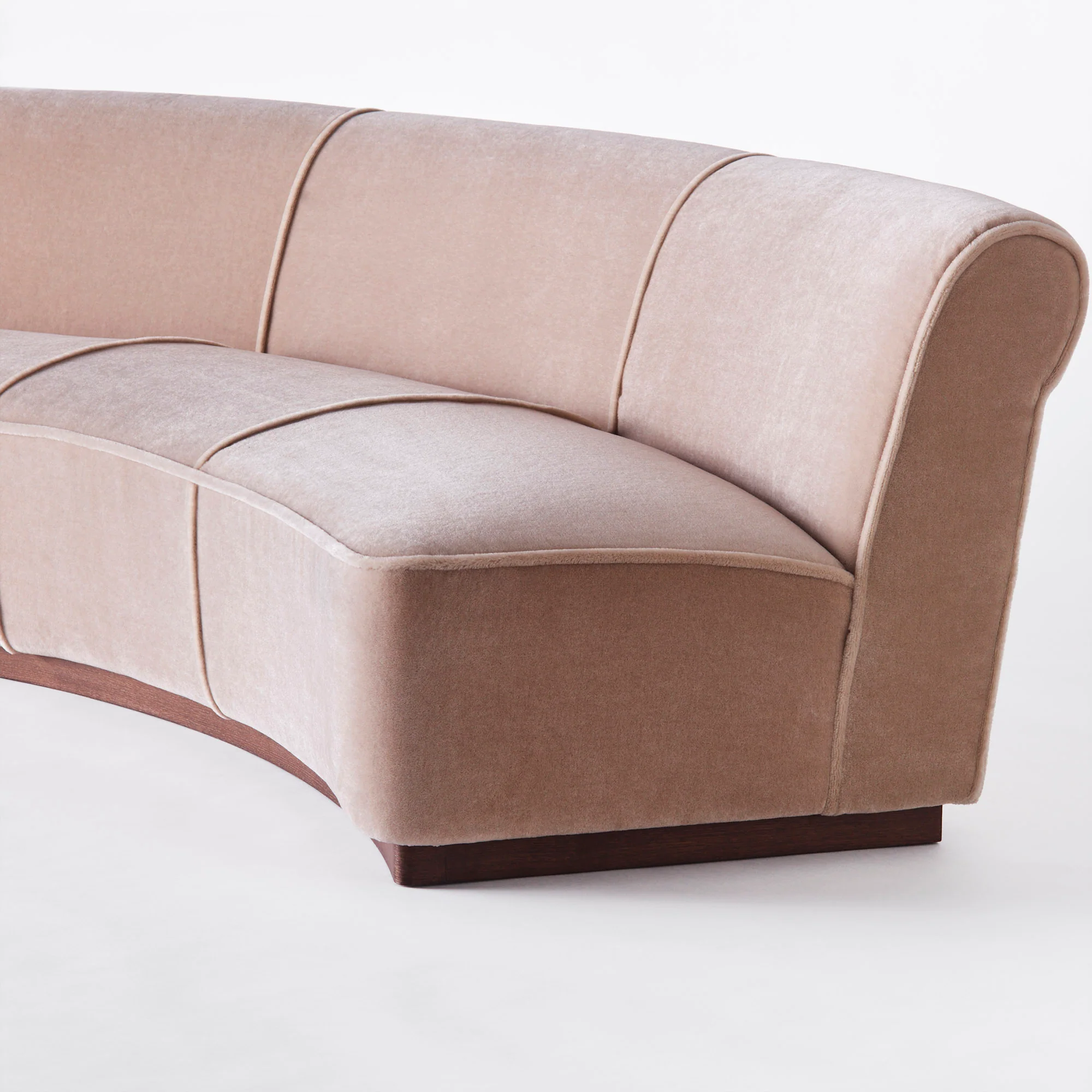 Sofa PARIS beżowy welur - Image 7
