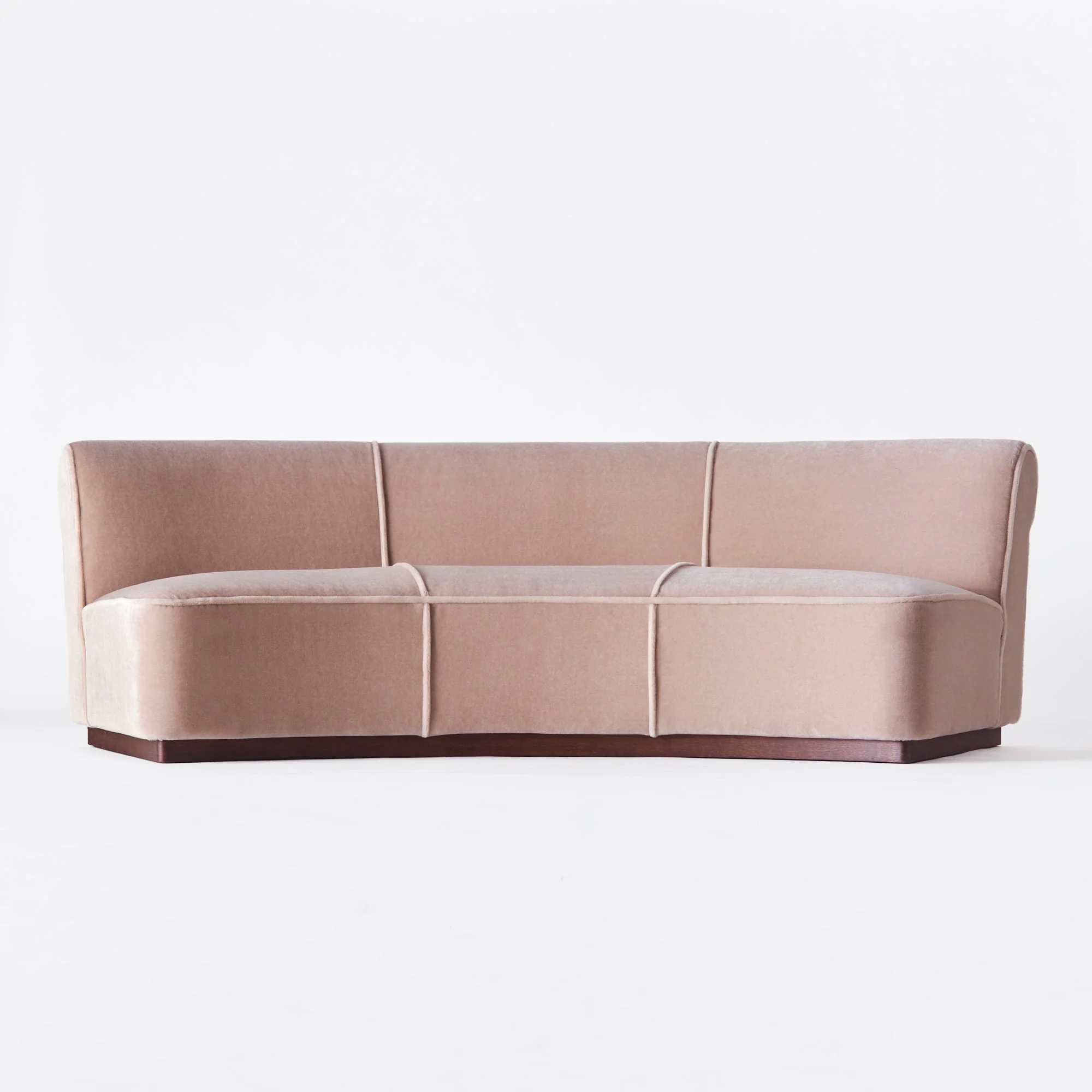 Sofa PARIS beżowy welur - Image 9