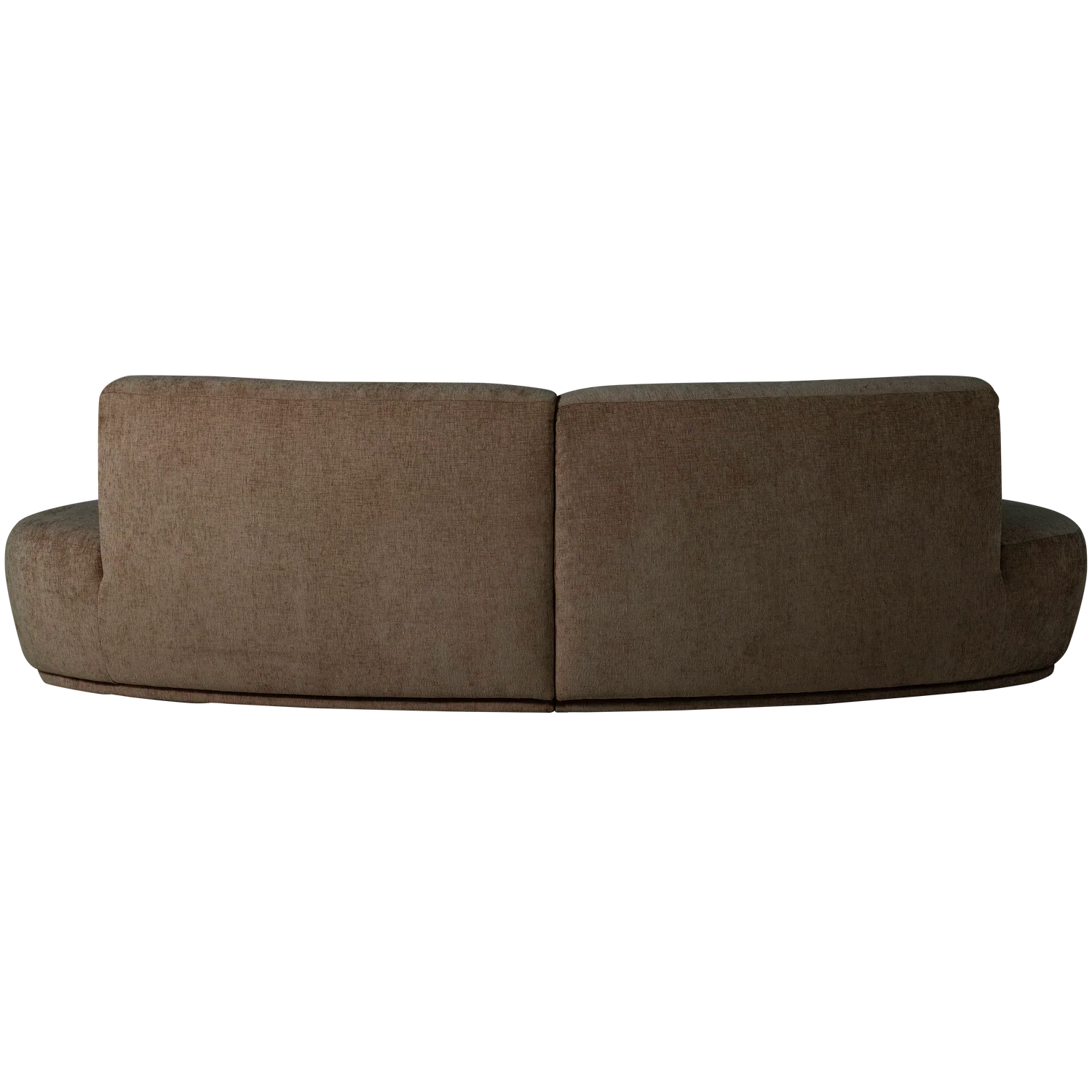 Sofa półokrągła 4-osobowa BATAVIER brązowy - Image 3